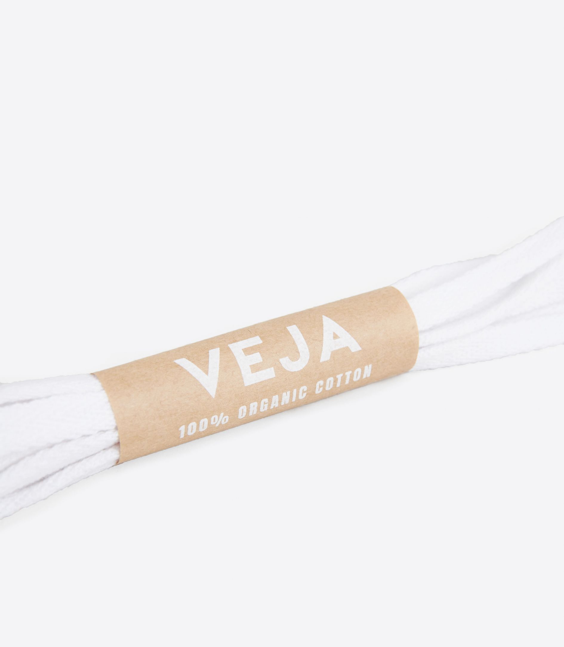 Cadarços Veja Laces Organic Feminino Branco | PW1369802