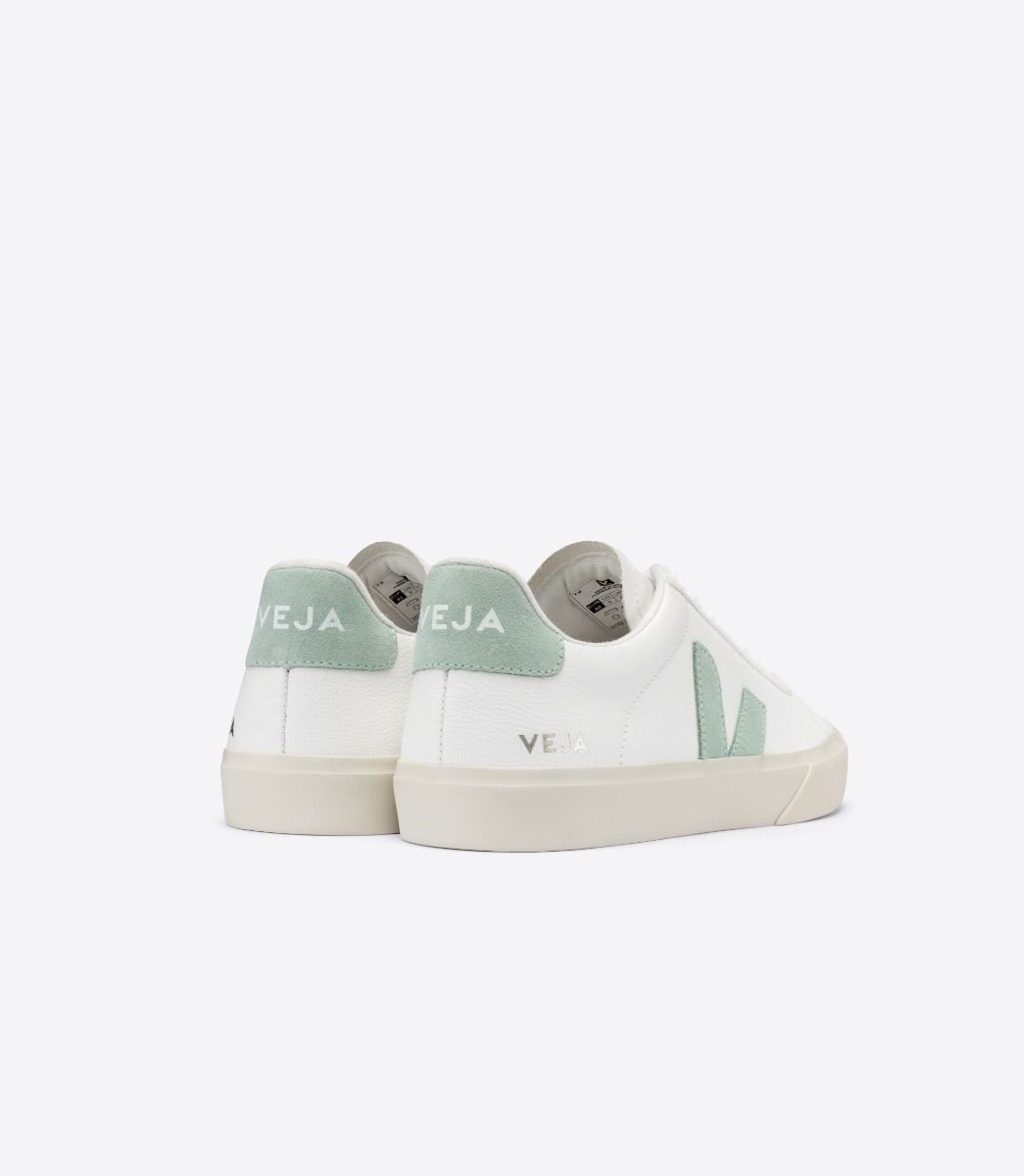 Sapatilhas Veja Campo Chromefree Feminino Branco Verdes | JB3842976