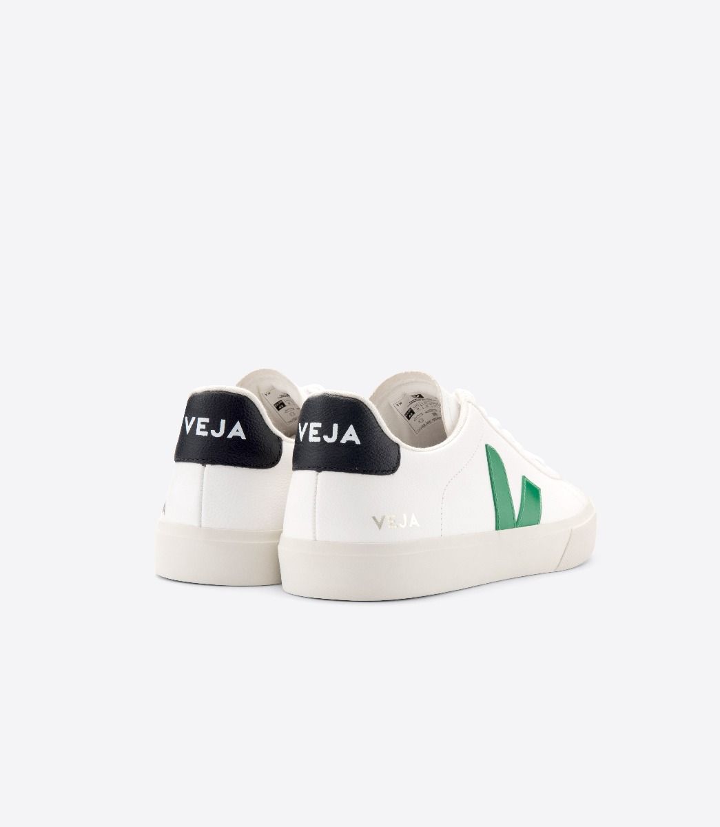 Sapatilhas Veja Campo Chromefree Feminino Branco Verdes Pretas | JD4690572