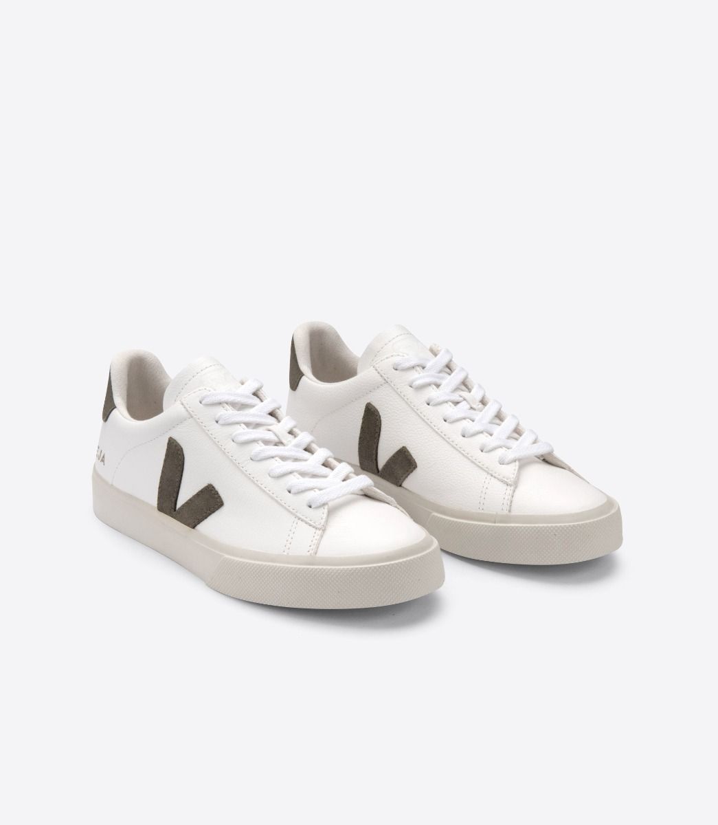 Sapatilhas Veja Campo Chromefree Feminino Branco Caqui | TQ3098672