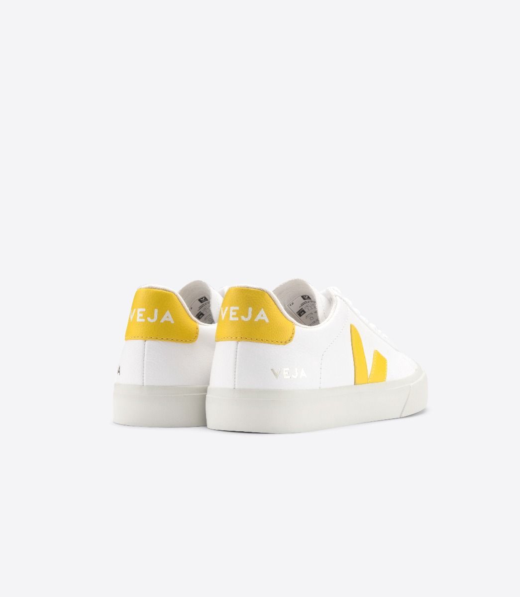 Sapatilhas Veja Campo Chromefree Masculino Branco Amarelas | IF7059348