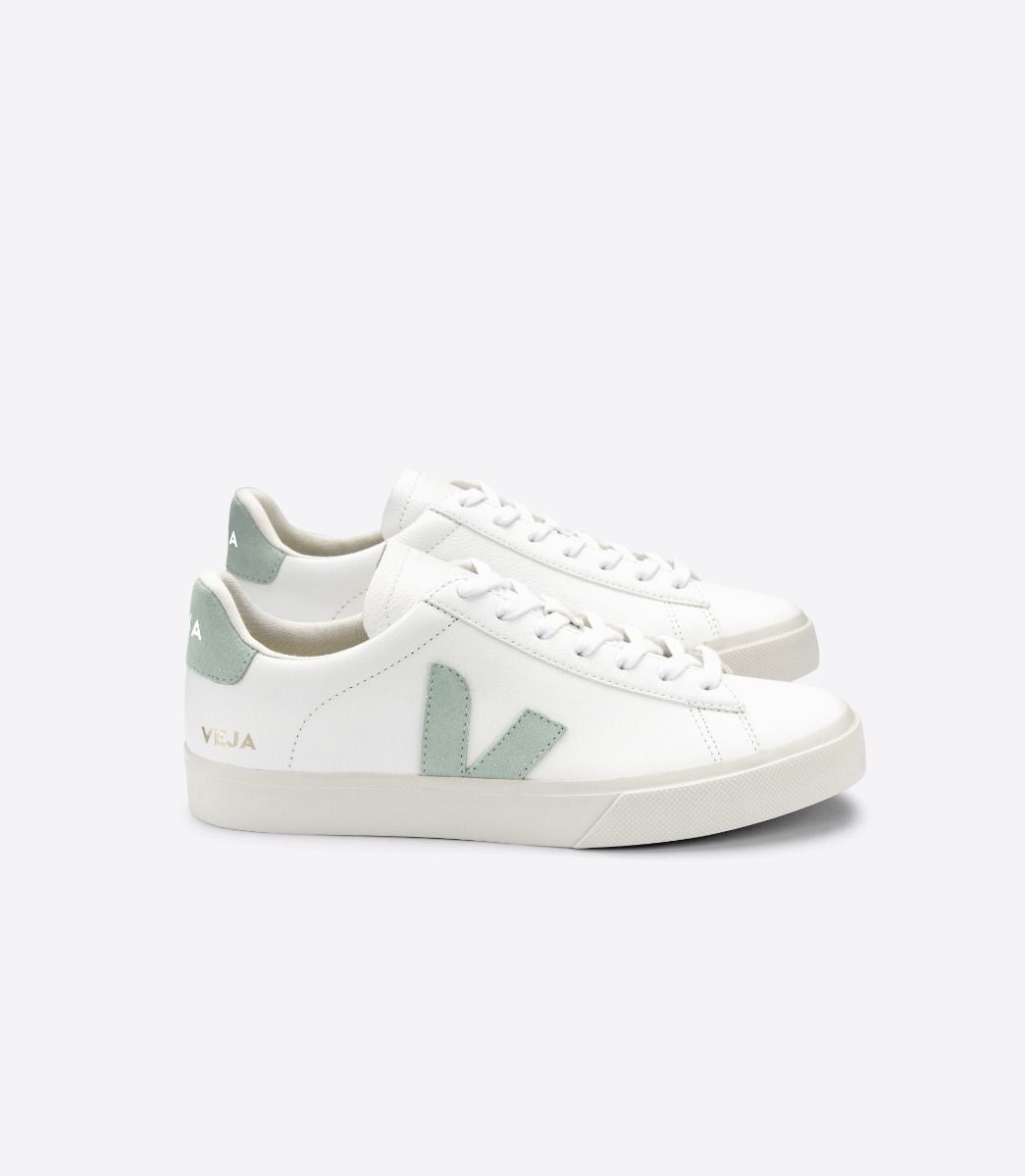 Sapatilhas Veja Campo Chromefree Masculino Branco Verdes | ZU8346279