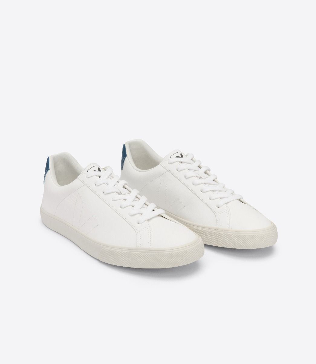 Sapatilhas Veja Esplar Chromefree Feminino Branco Azuis | IP3895471