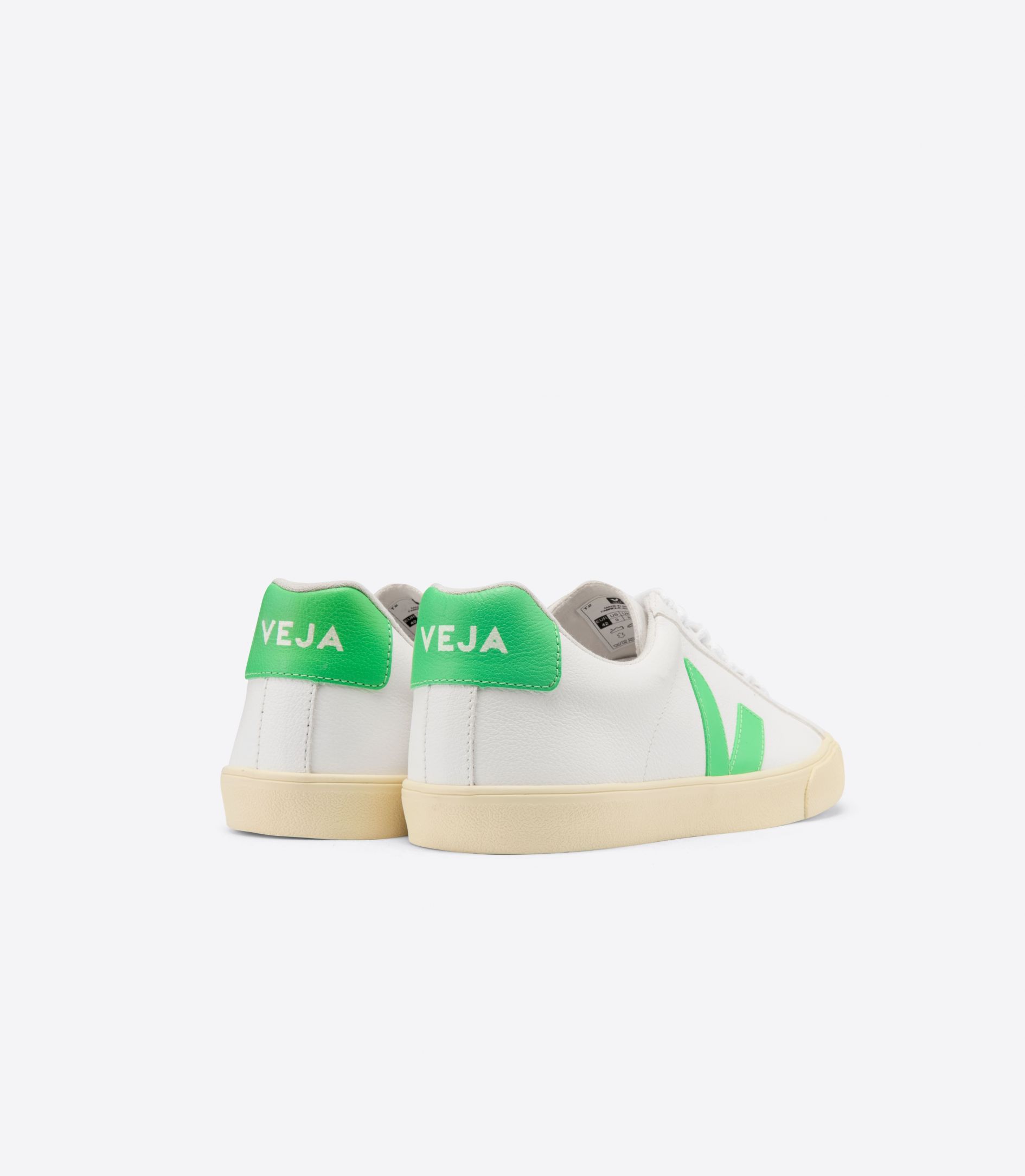 Sapatilhas Veja Esplar Chromefree Feminino Branco Verdes | PX1406985