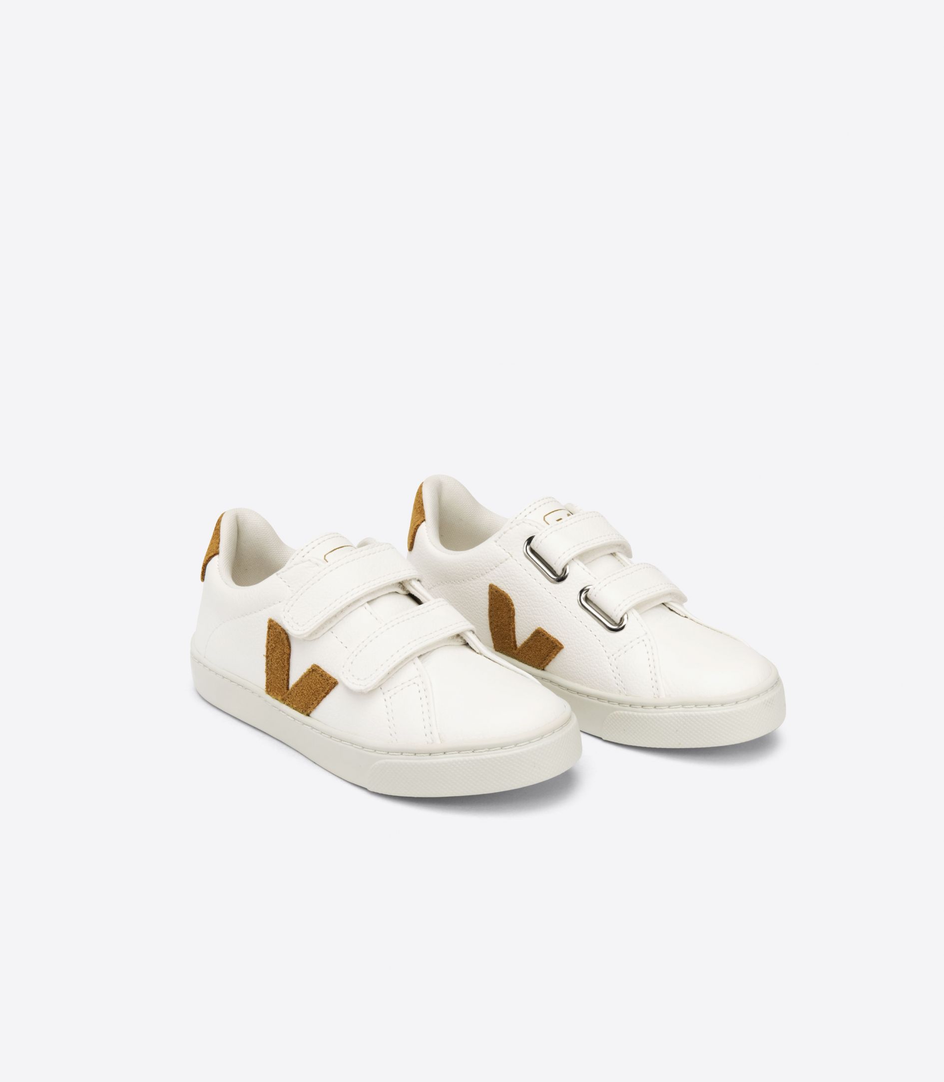 Sapatilhas Veja Esplar Chromefree Leather Criança Branco Marrom | HB6205731