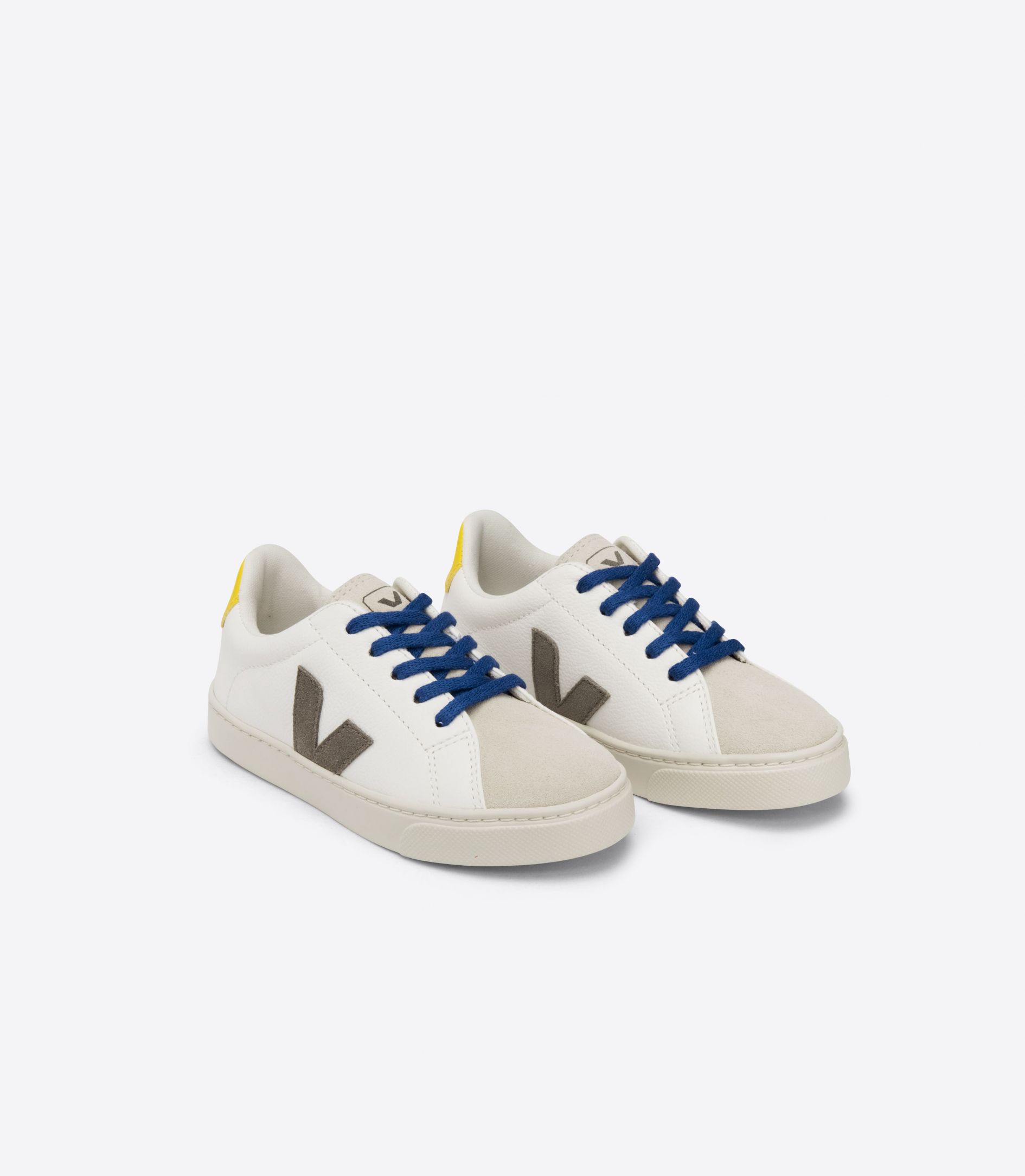 Sapatilhas Veja Esplar Laces Chromefree Leather Criança Branco | KH5794318