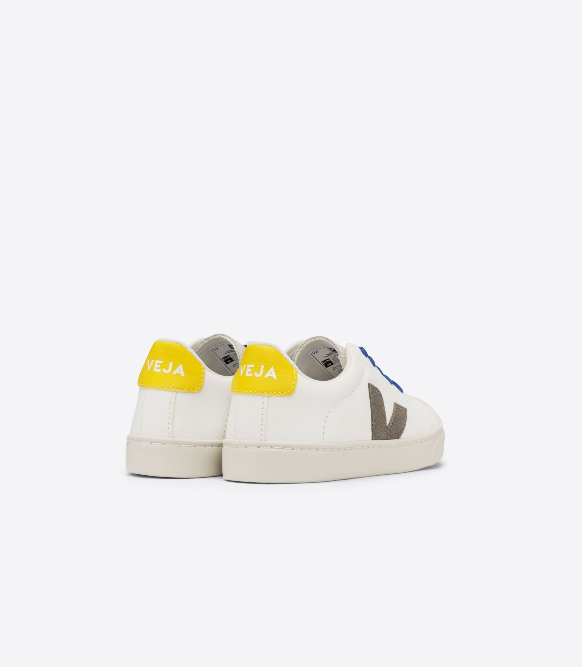 Sapatilhas Veja Esplar Laces Chromefree Leather Criança Branco | KH5794318