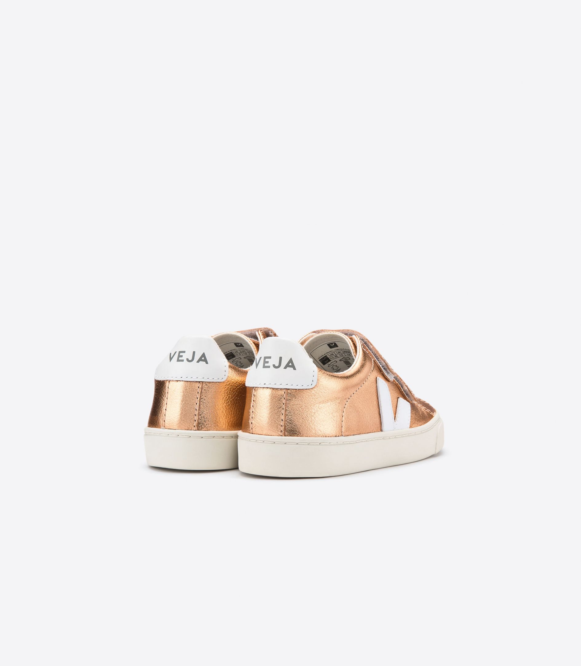 Sapatilhas Veja Esplar Leather Criança Branco | IU2469318