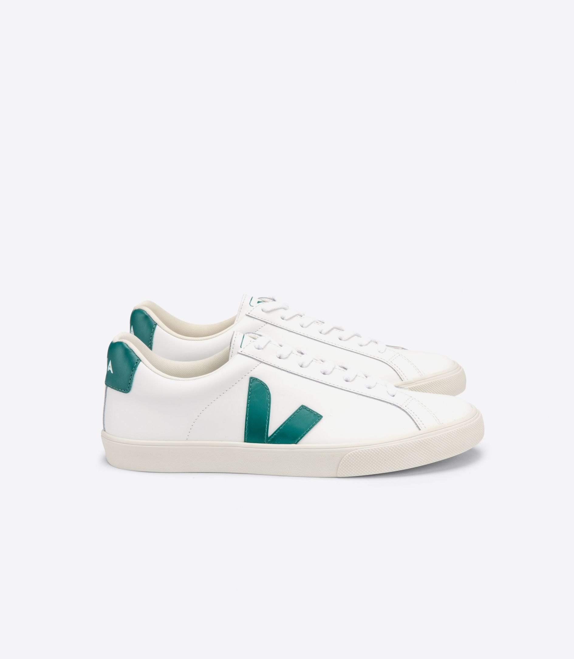 Sapatilhas Veja Esplar Leather Feminino Branco Marrom | EU3862547