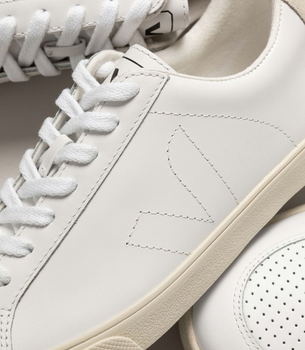 Sapatilhas Veja Esplar Leather Feminino Branco | RG9280614