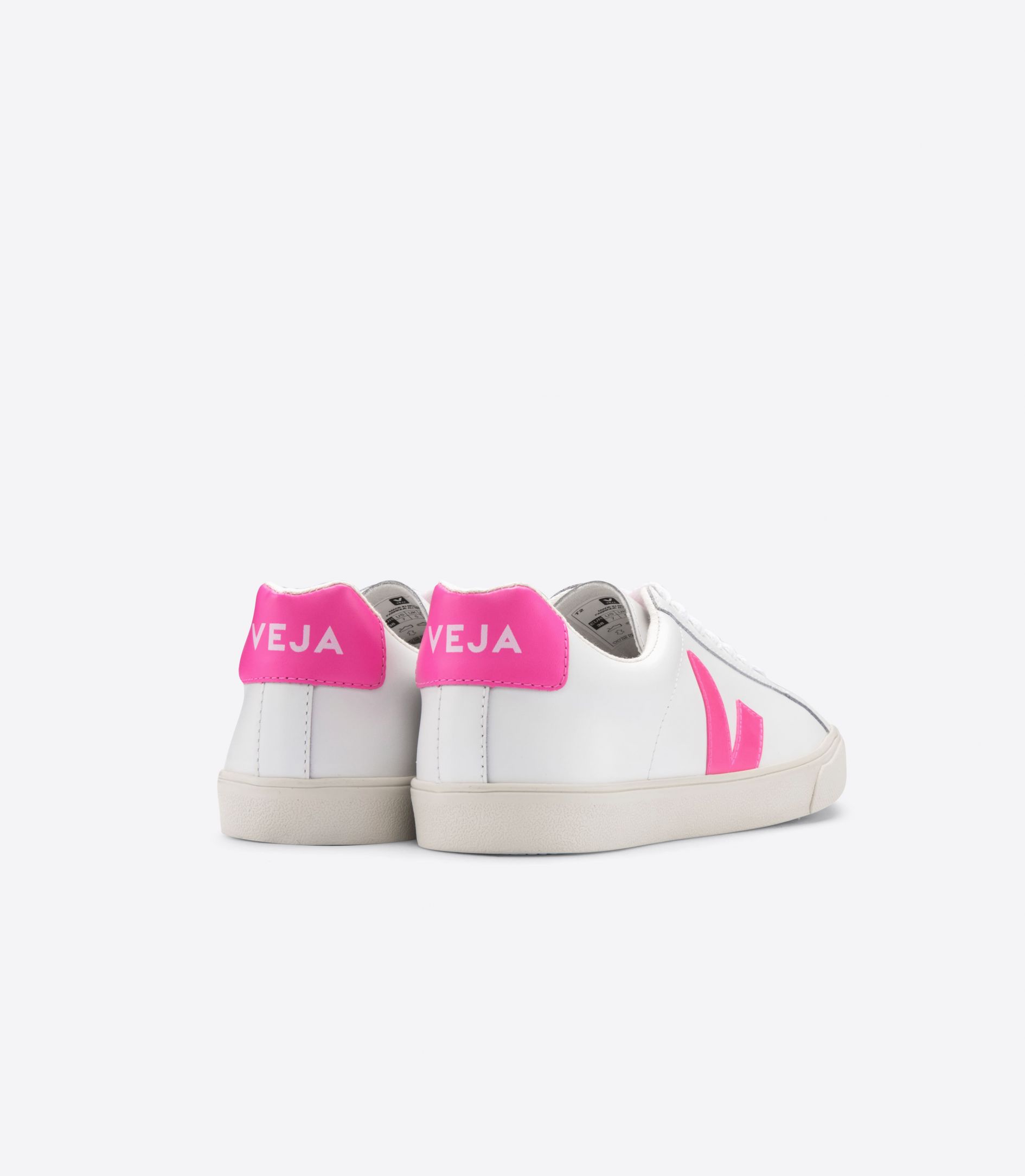 Sapatilhas Veja Esplar Leather Masculino Branco Rosa | YE7642819