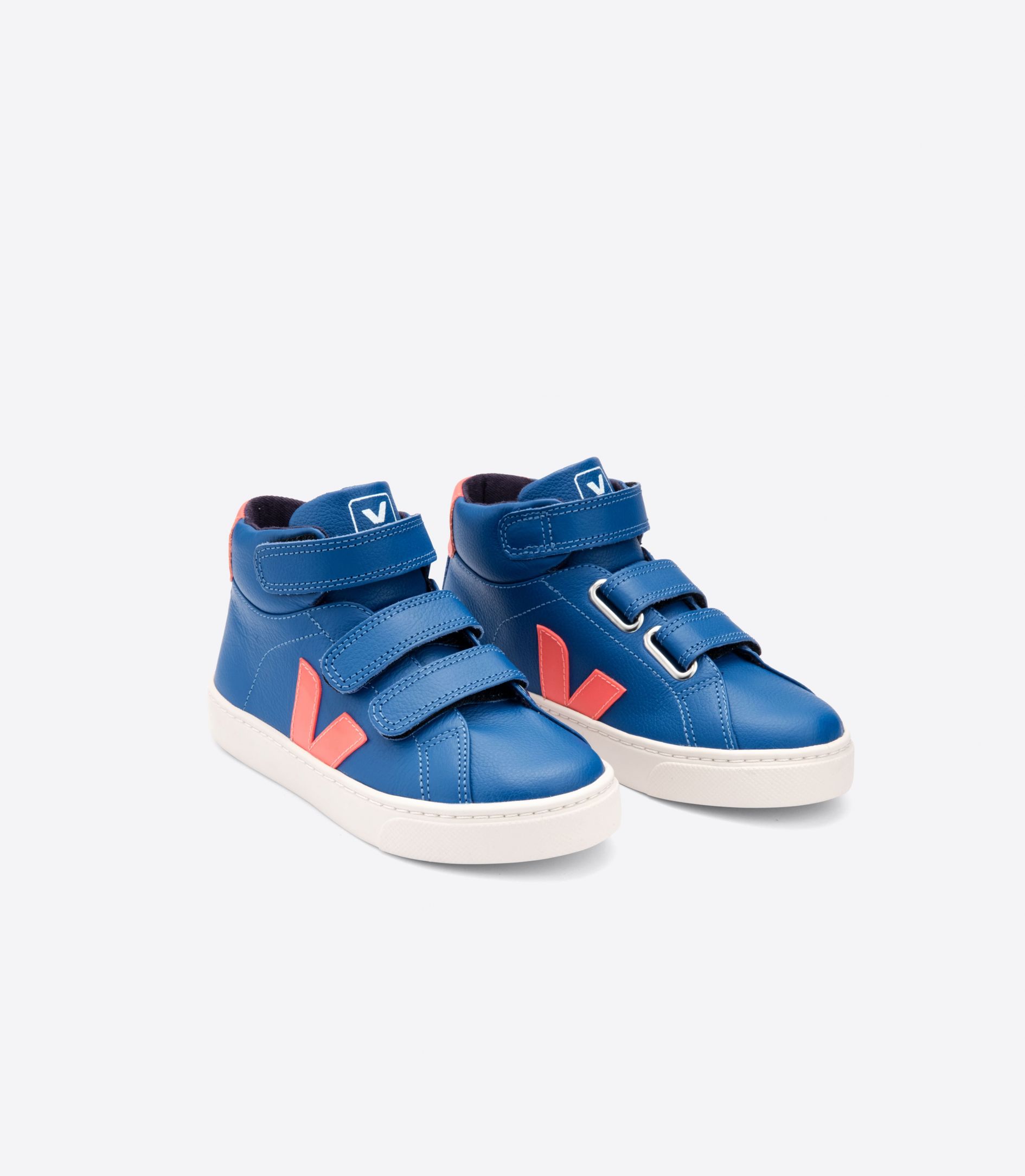 Sapatilhas Veja Esplar Medio Chromefree Criança Azul Anil Laranja | RS7938604