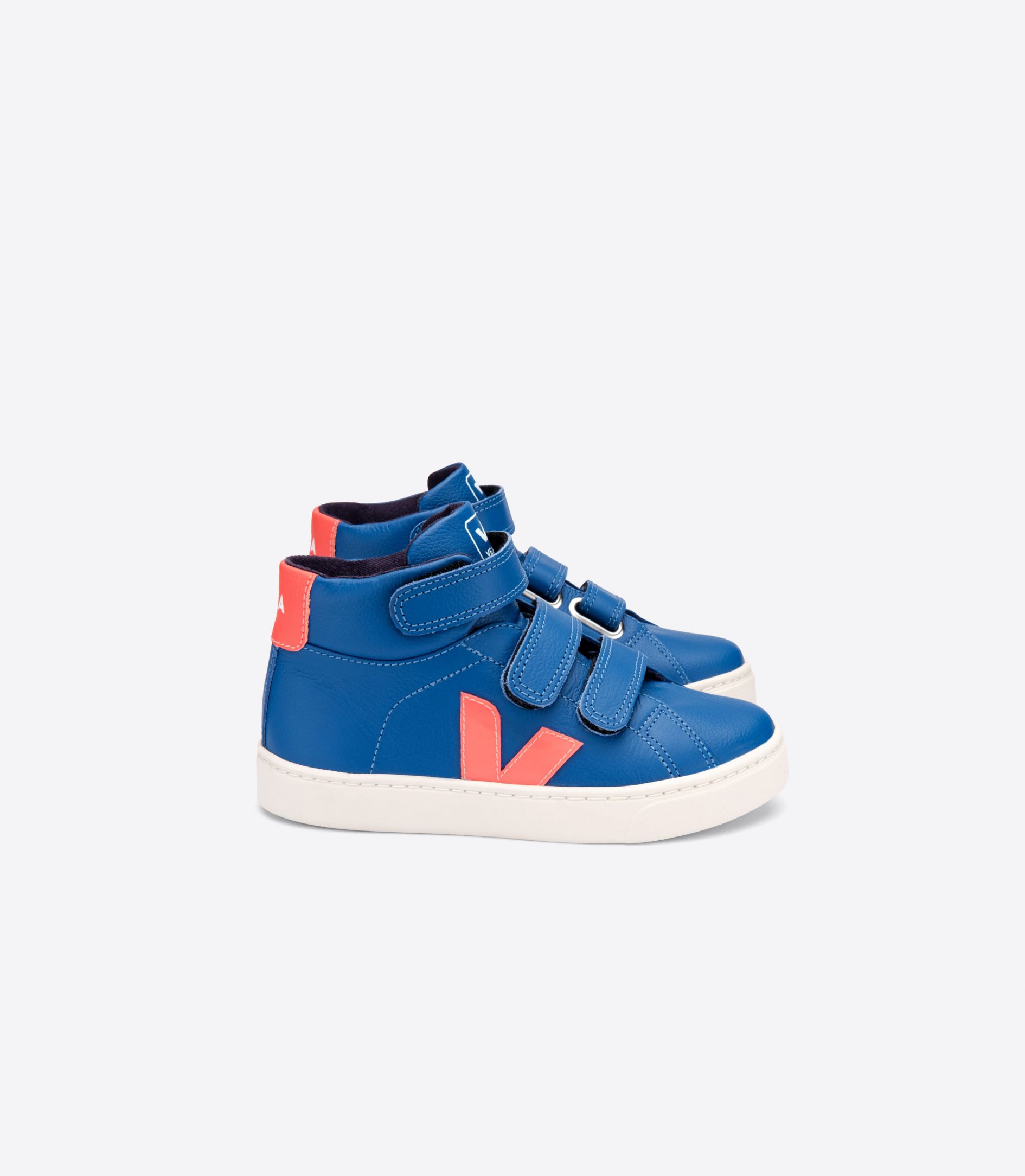 Sapatilhas Veja Esplar Medio Chromefree Criança Azul Anil Laranja | RS7938604