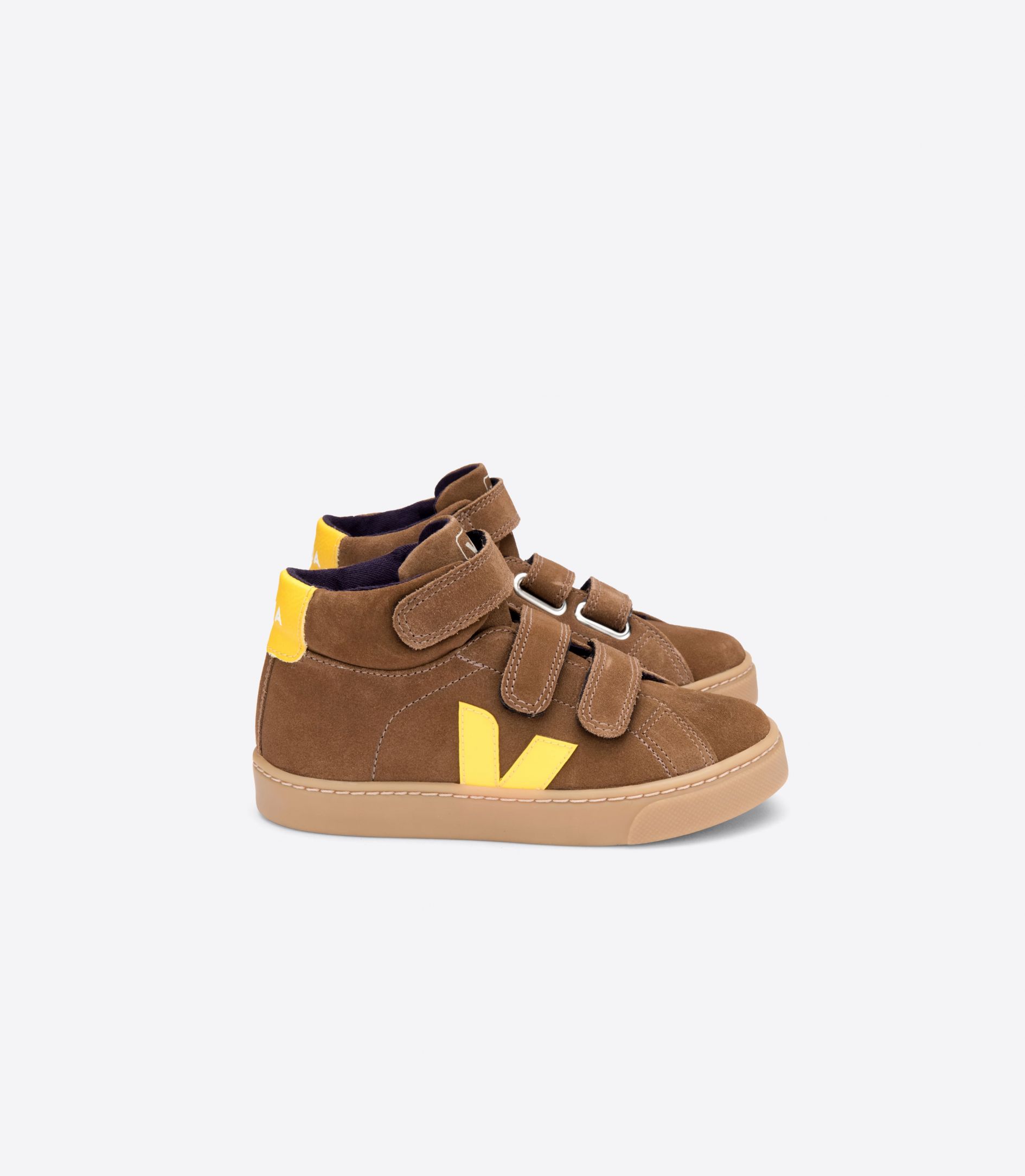 Sapatilhas Veja Esplar Medio Suede Criança Marrom | IO2847605