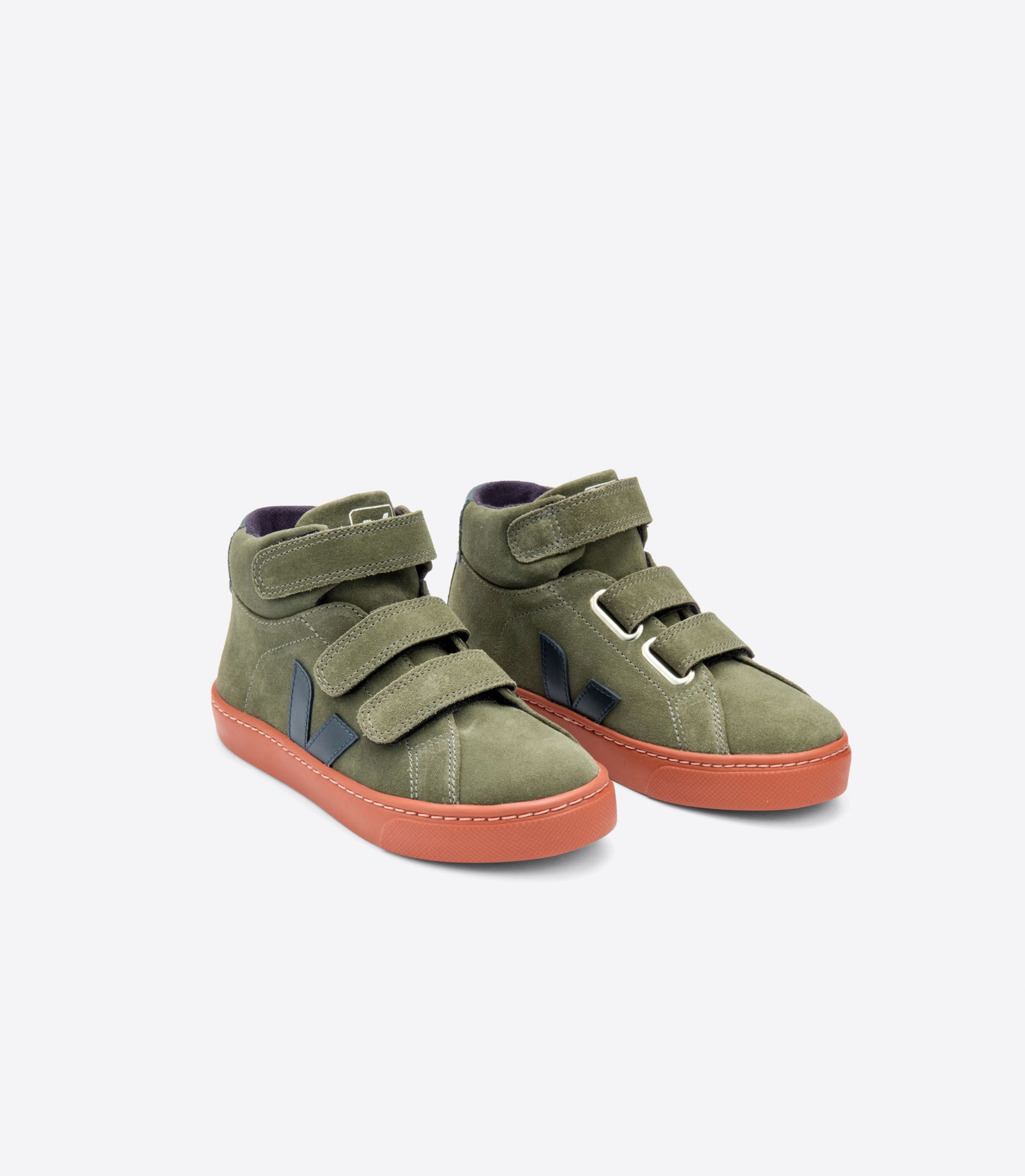 Sapatilhas Veja Esplar Medio Suede Criança Verde Oliva | WJ2385106