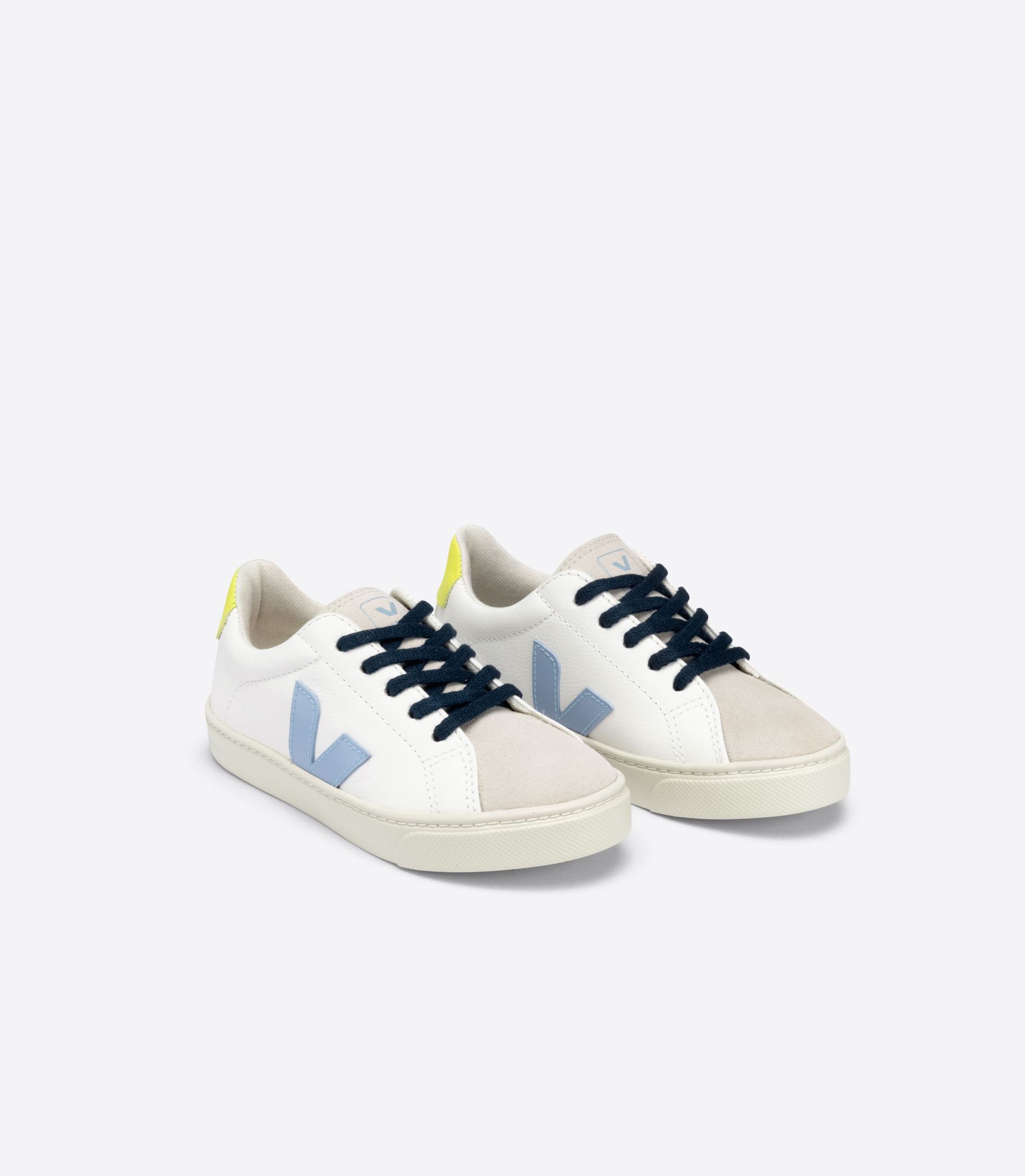 Sapatilhas Veja Esplar Renda Chromefree Criança Branco Cinzentas | YK6275148