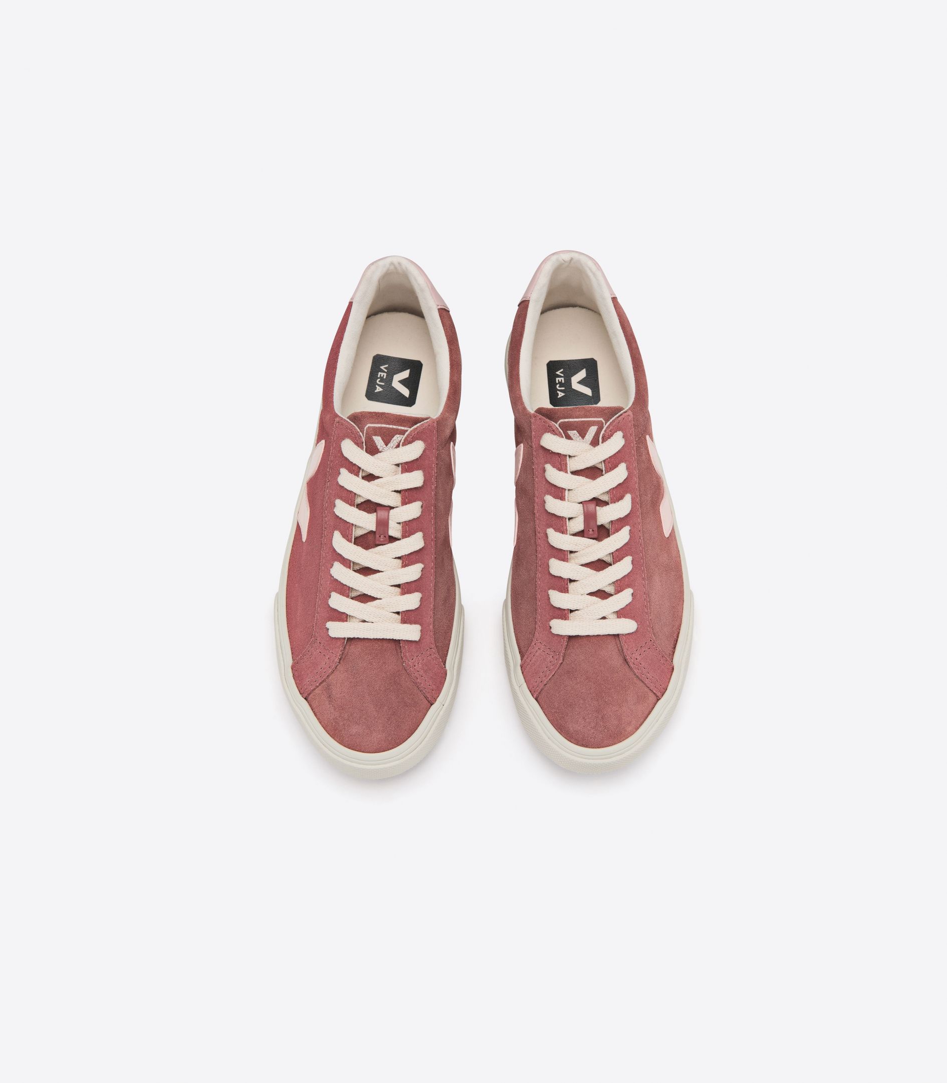 Sapatilhas Veja Esplar Suede Feminino Vermelhas | GQ2340781