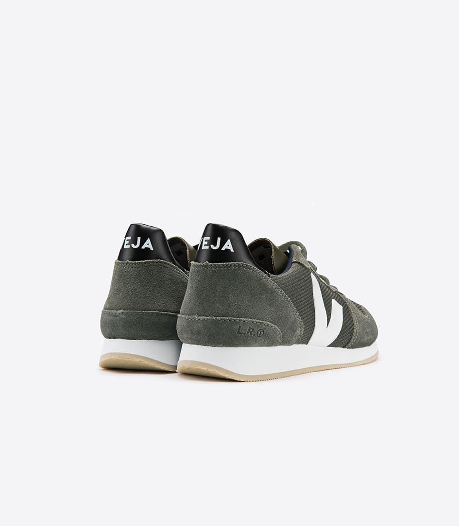 Sapatilhas Veja Holiday B-Mesh Masculino Verde Oliva Branco | YS5216349