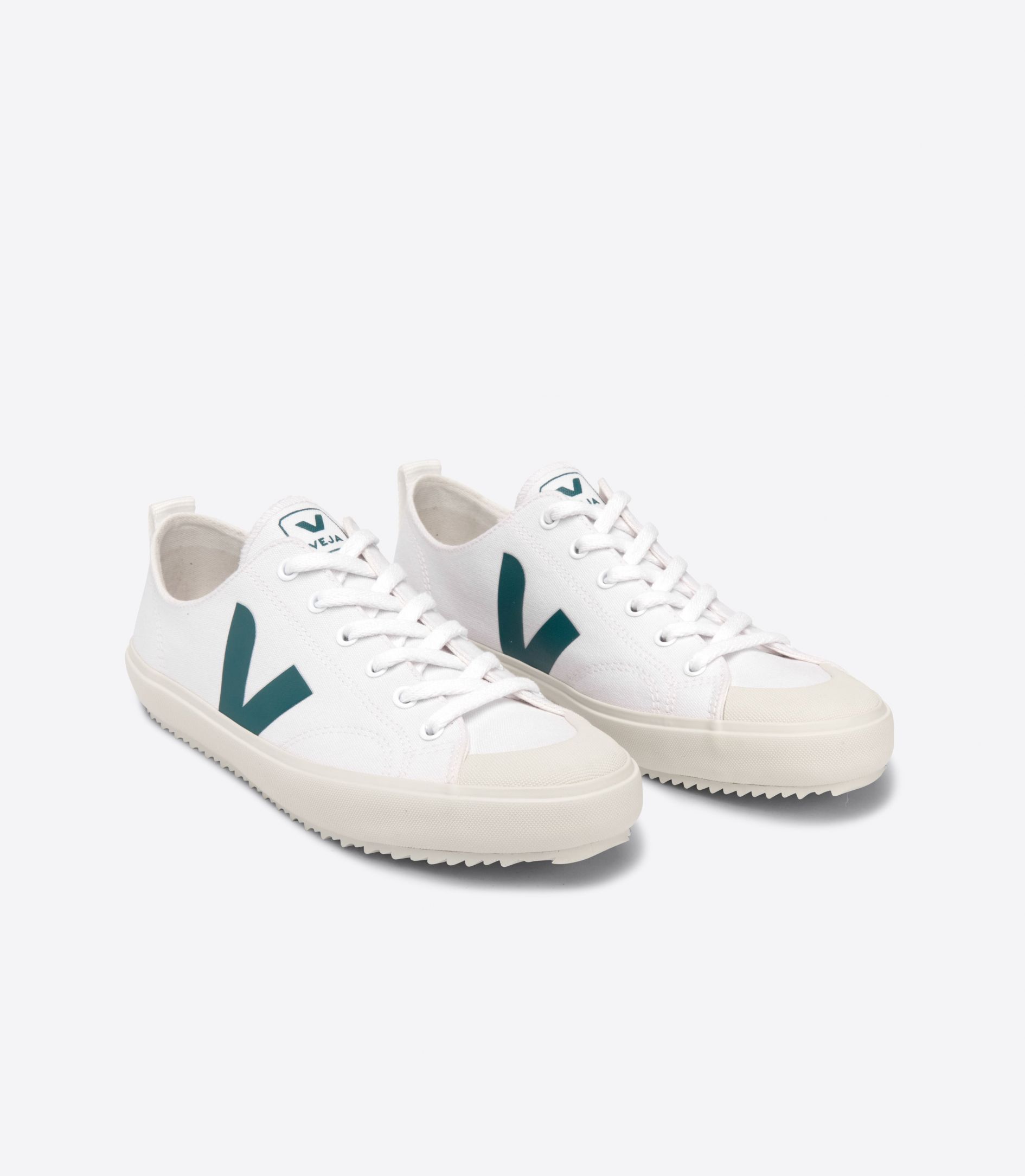 Sapatilhas Veja Nova Canvas Feminino Branco Marrom | LI7035164