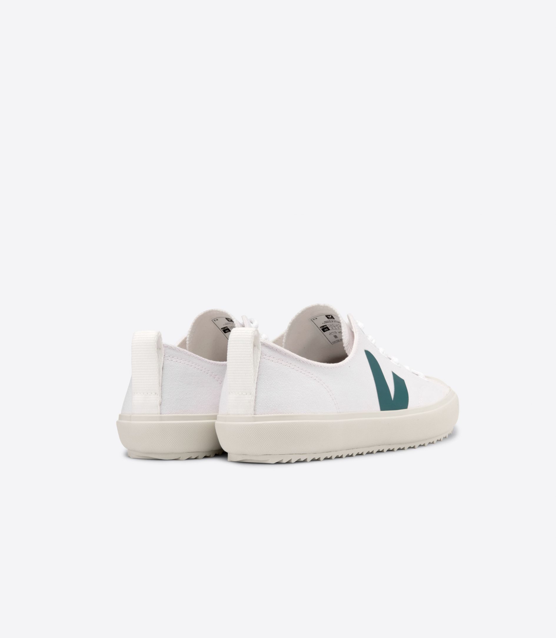 Sapatilhas Veja Nova Canvas Feminino Branco Marrom | LI7035164