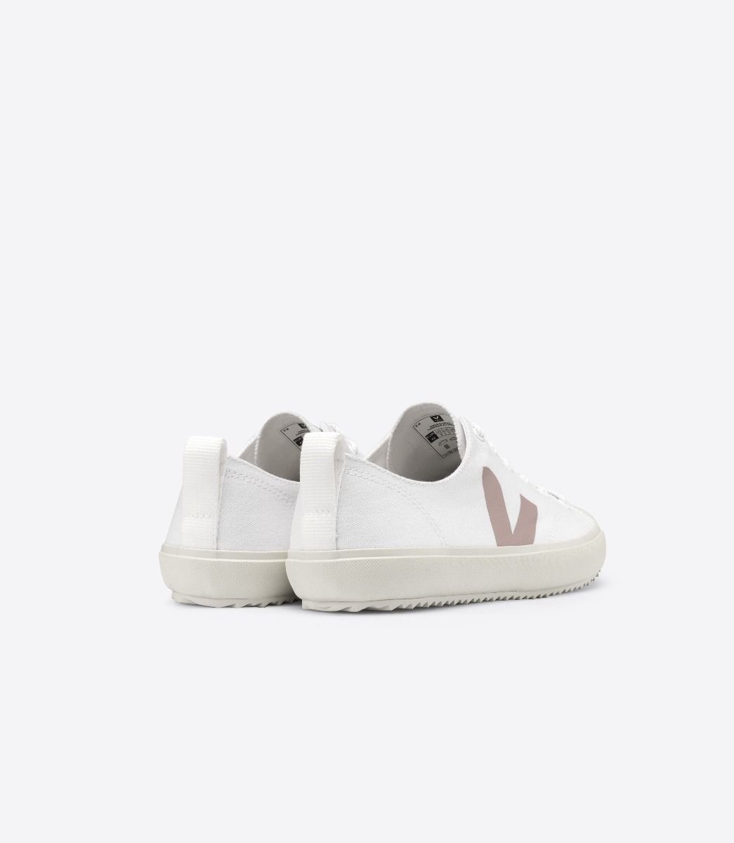 Sapatilhas Veja Nova Canvas Feminino Branco Rosa | YC5139426