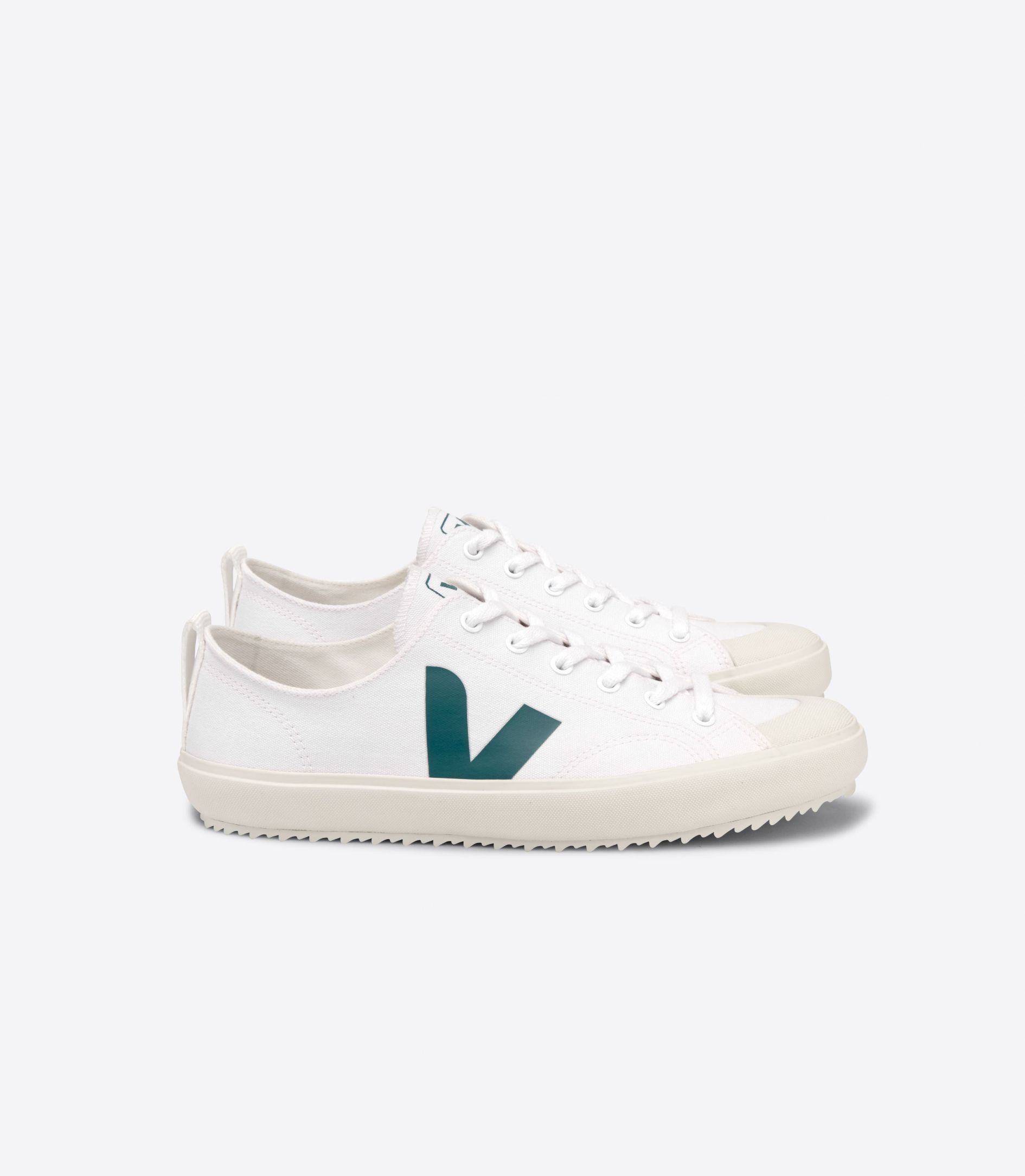 Sapatilhas Veja Nova Canvas Feminino Branco Marrom | ZE4239185