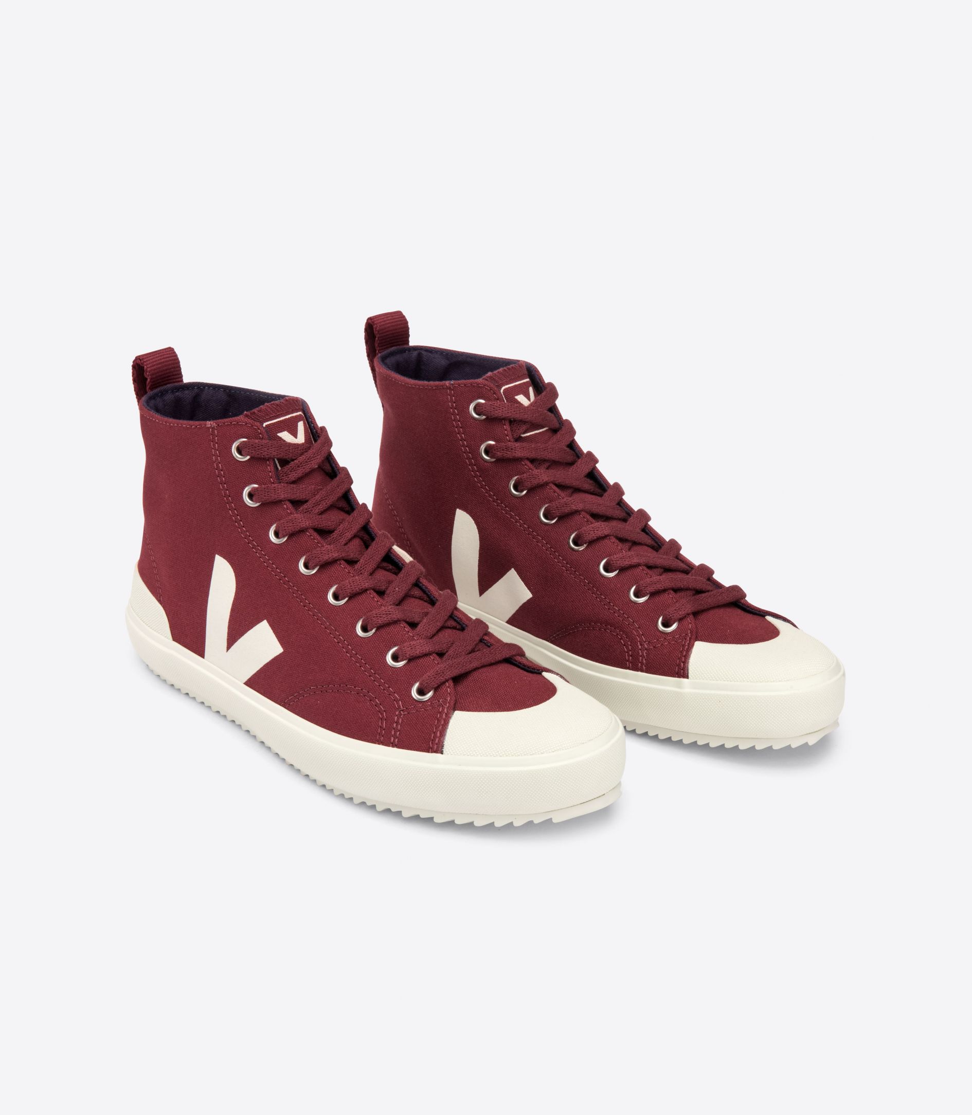 Sapatilhas Veja Nova Ht Canvas Masculino Vermelhas | QG1703849