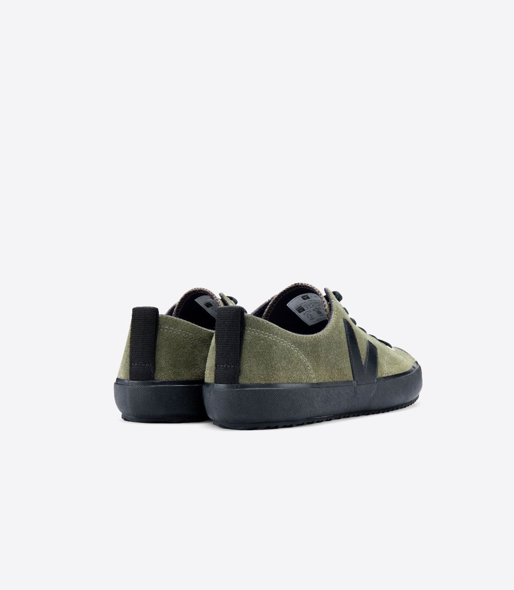 Sapatilhas Veja Nova Suede Feminino Verde Oliva Pretas | QS8617503