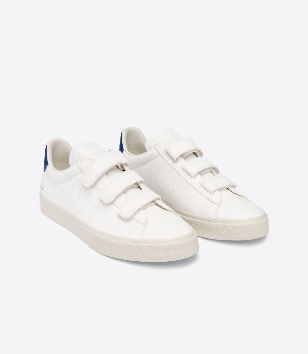 Sapatilhas Veja Recife Chromefree Feminino Branco Azuis | AX0538792