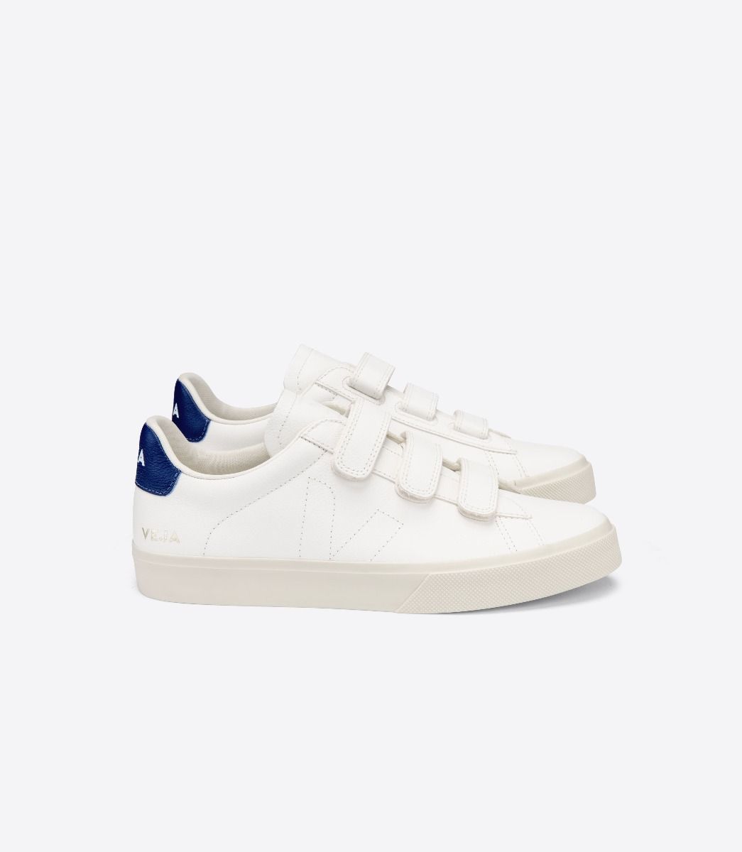 Sapatilhas Veja Recife Chromefree Feminino Branco Azuis | AX0538792