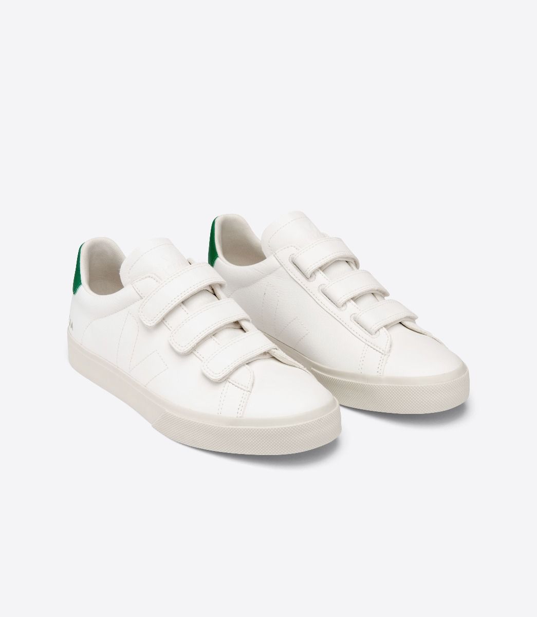 Sapatilhas Veja Recife Chromefree Feminino Branco Verdes | CA9365214