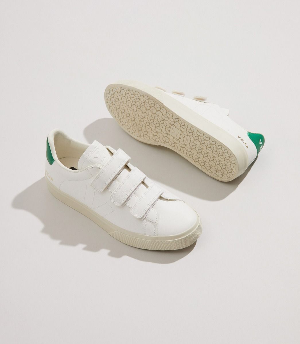 Sapatilhas Veja Recife Chromefree Feminino Branco Verdes | CA9365214