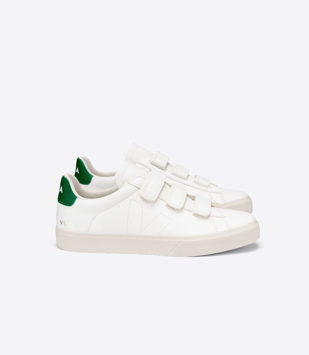 Sapatilhas Veja Recife Chromefree Feminino Branco Verdes | CA9365214