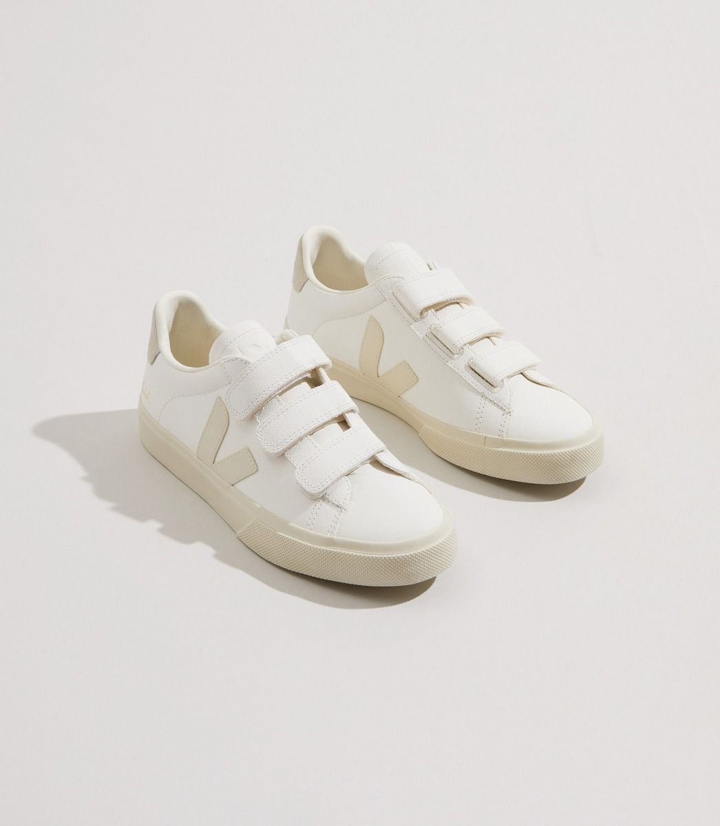 Sapatilhas Veja Recife Chromefree Feminino Branco Bege | ES9760428