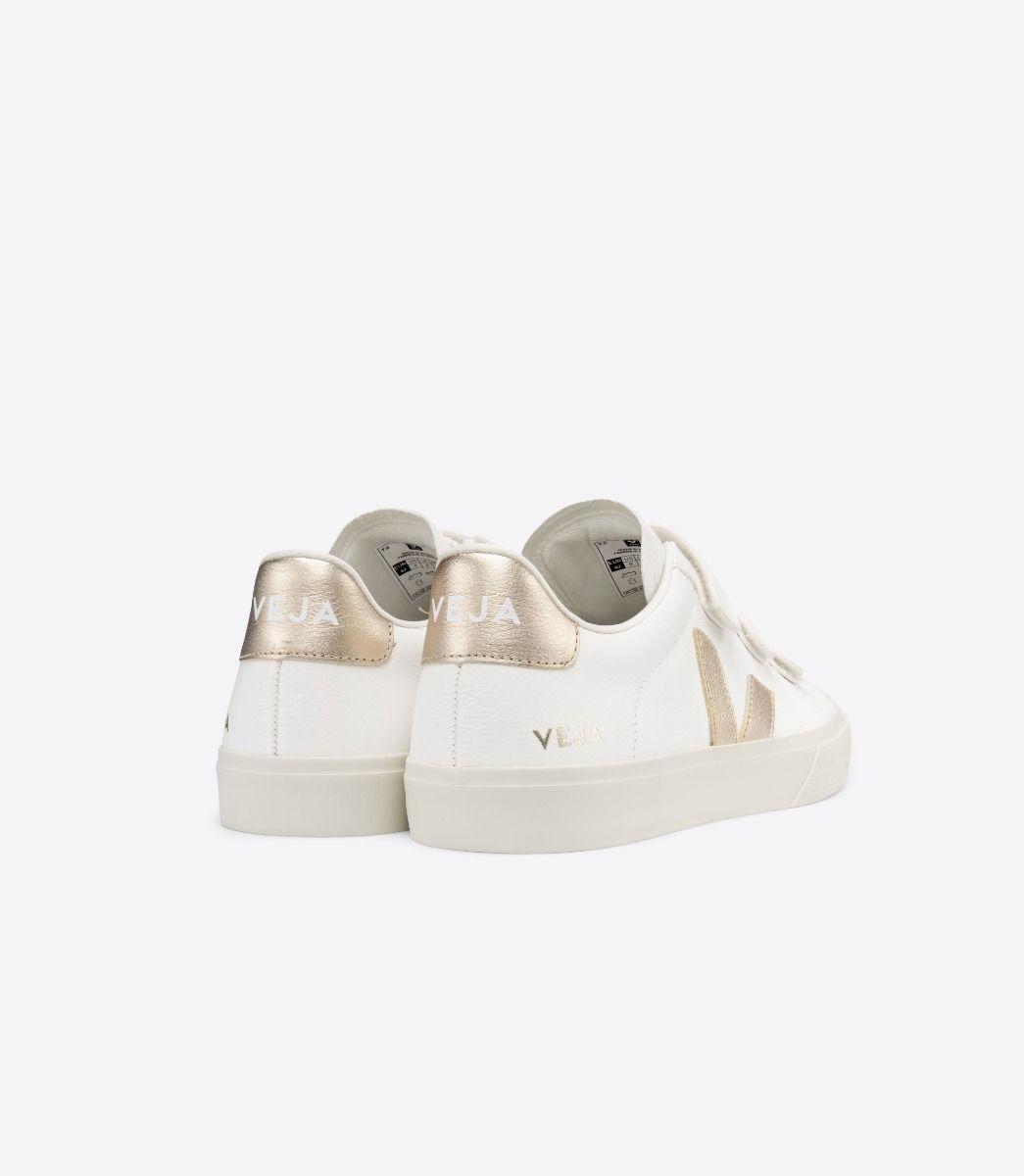 Sapatilhas Veja Recife Chromefree Feminino Branco Douradas | RK5194027