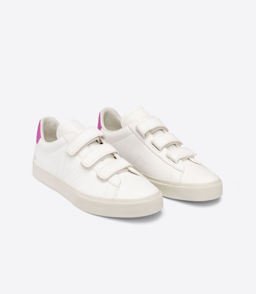 Sapatilhas Veja Recife Chromefree Feminino Branco Roxo | UE7429583