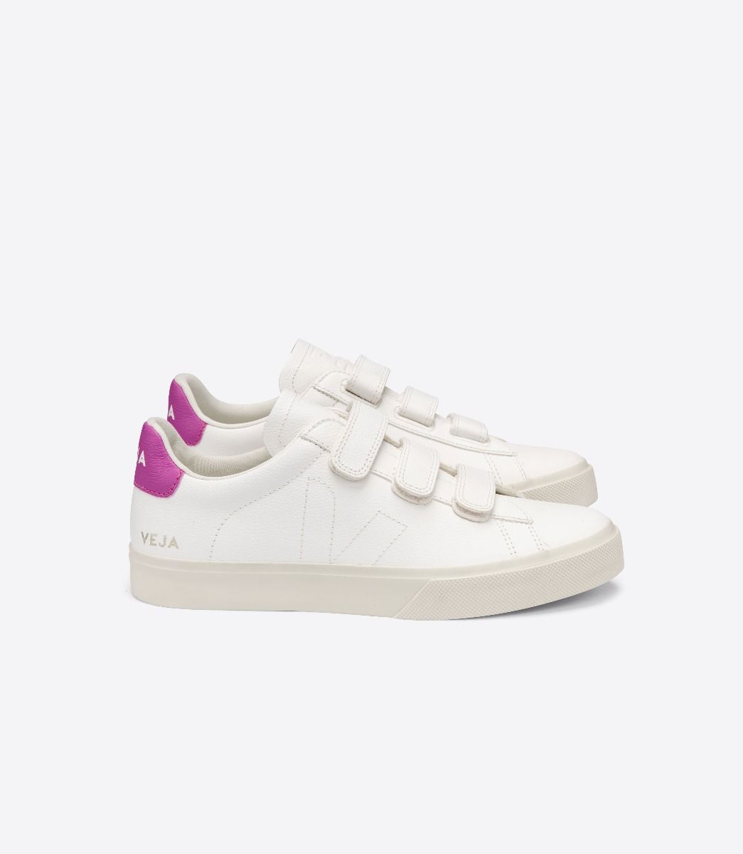 Sapatilhas Veja Recife Chromefree Feminino Branco Roxo | UE7429583