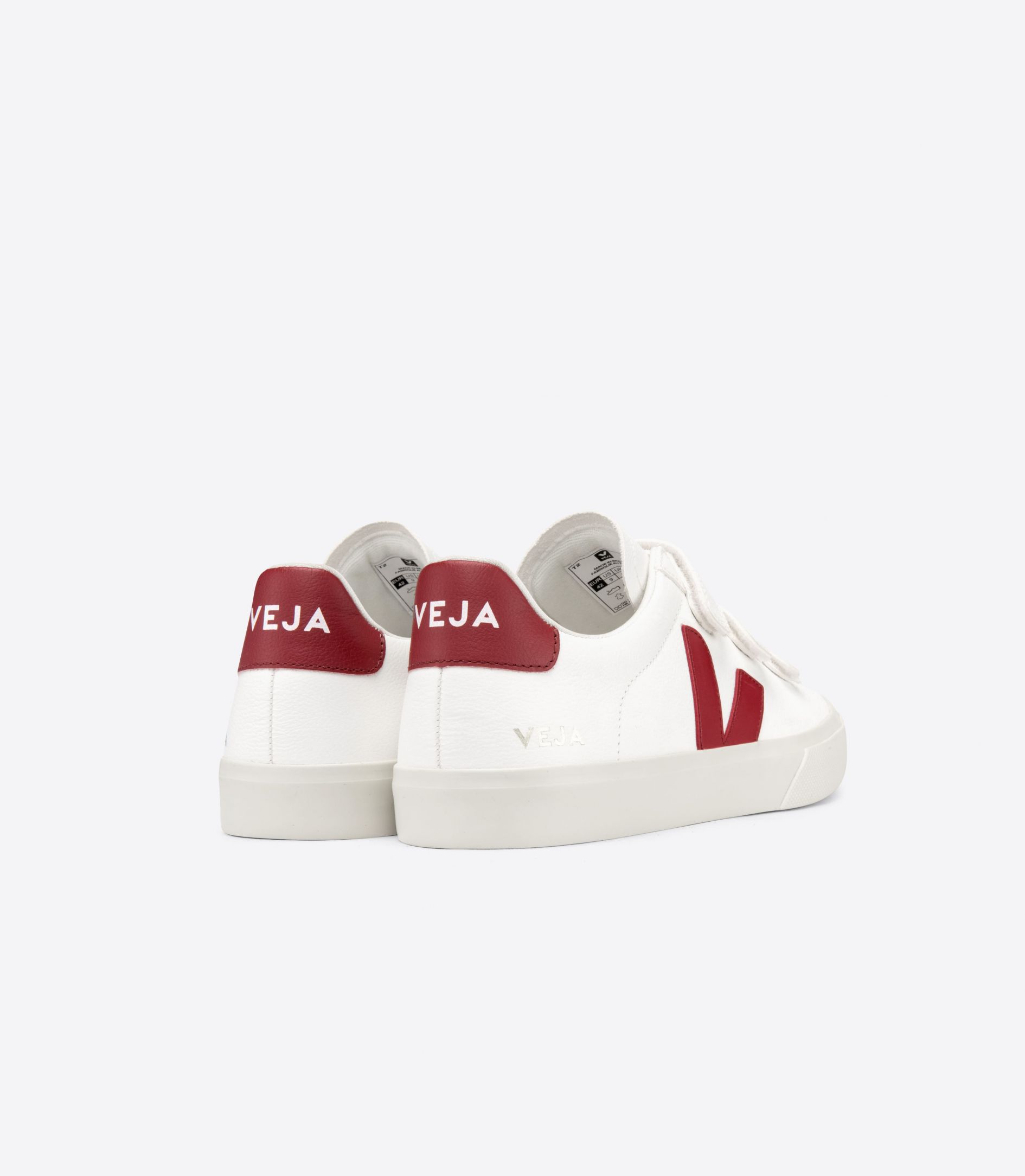 Sapatilhas Veja Recife Chromefree Leather Masculino Branco Vermelhas | DV6715234