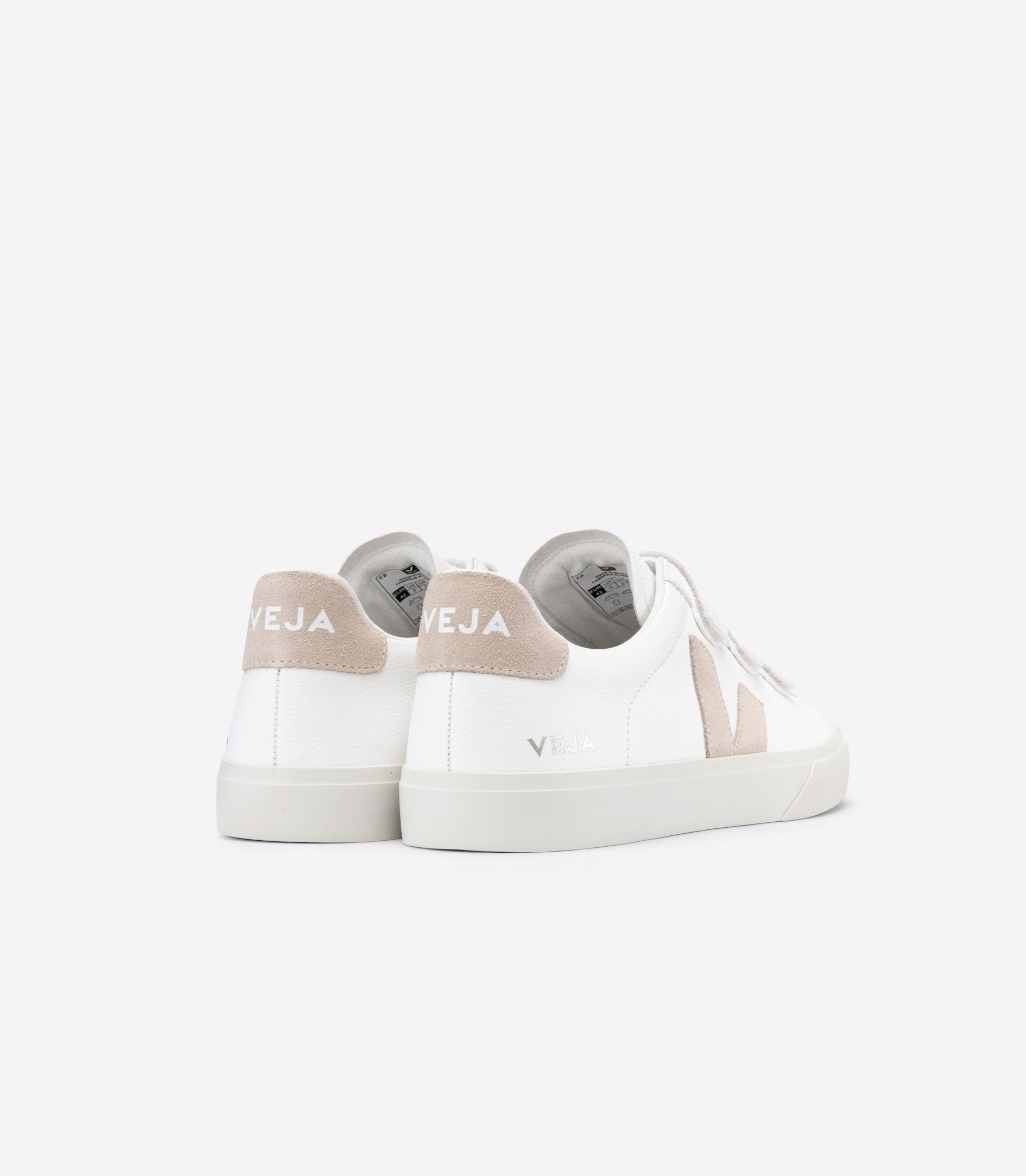 Sapatilhas Veja Recife Chromefree Leather Feminino Branco Bege | RW0642839