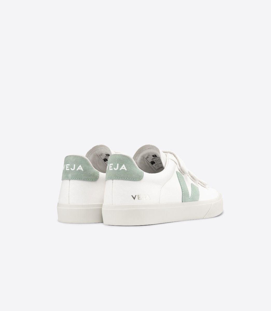 Sapatilhas Veja Recife Chromefree Leather Masculino Branco Verdes | VB9536847