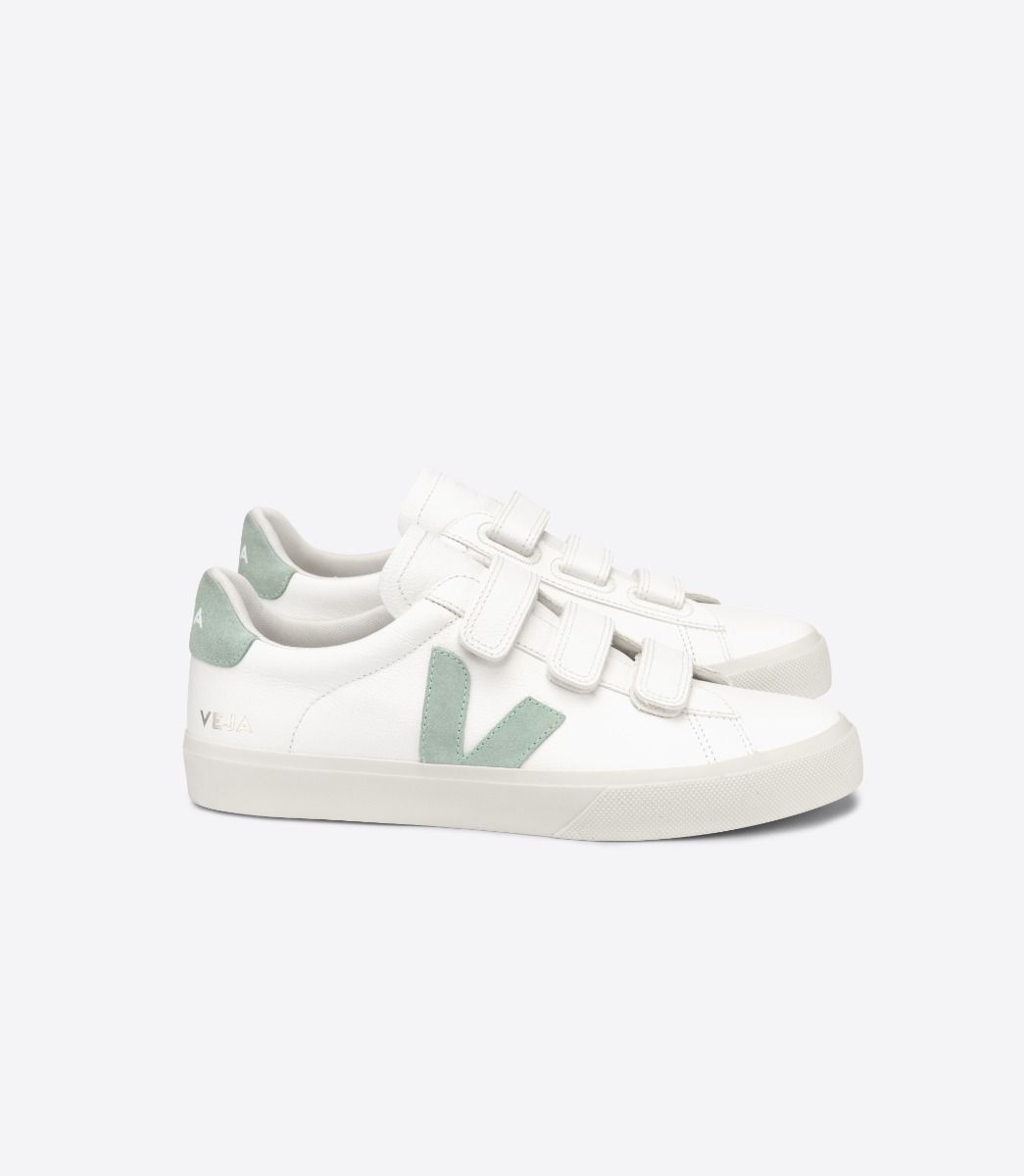 Sapatilhas Veja Recife Chromefree Leather Masculino Branco Verdes | VB9536847