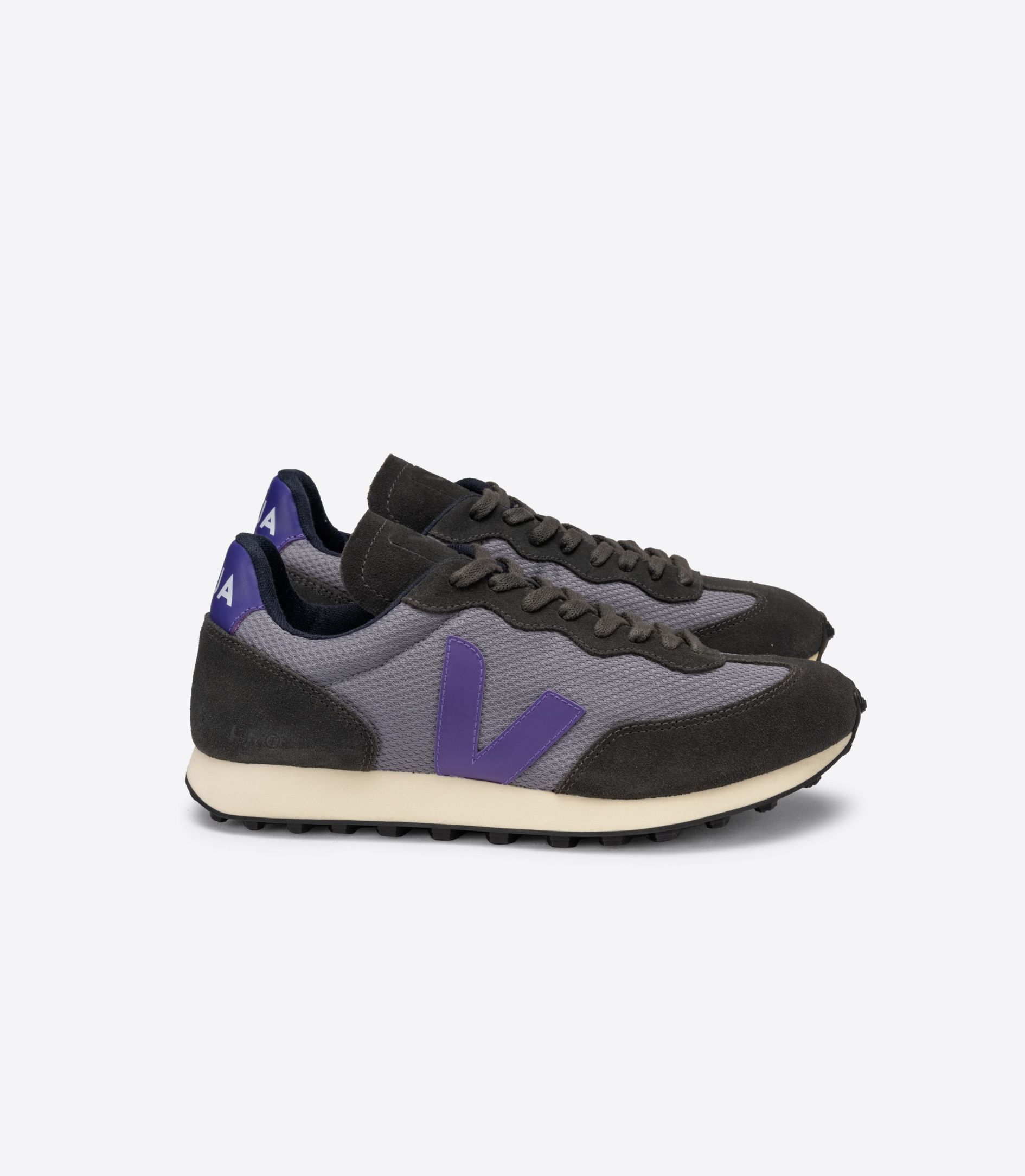 Sapatilhas Veja Rio Branco Alveomesh Masculino Cinzentas Roxo | RO9807513