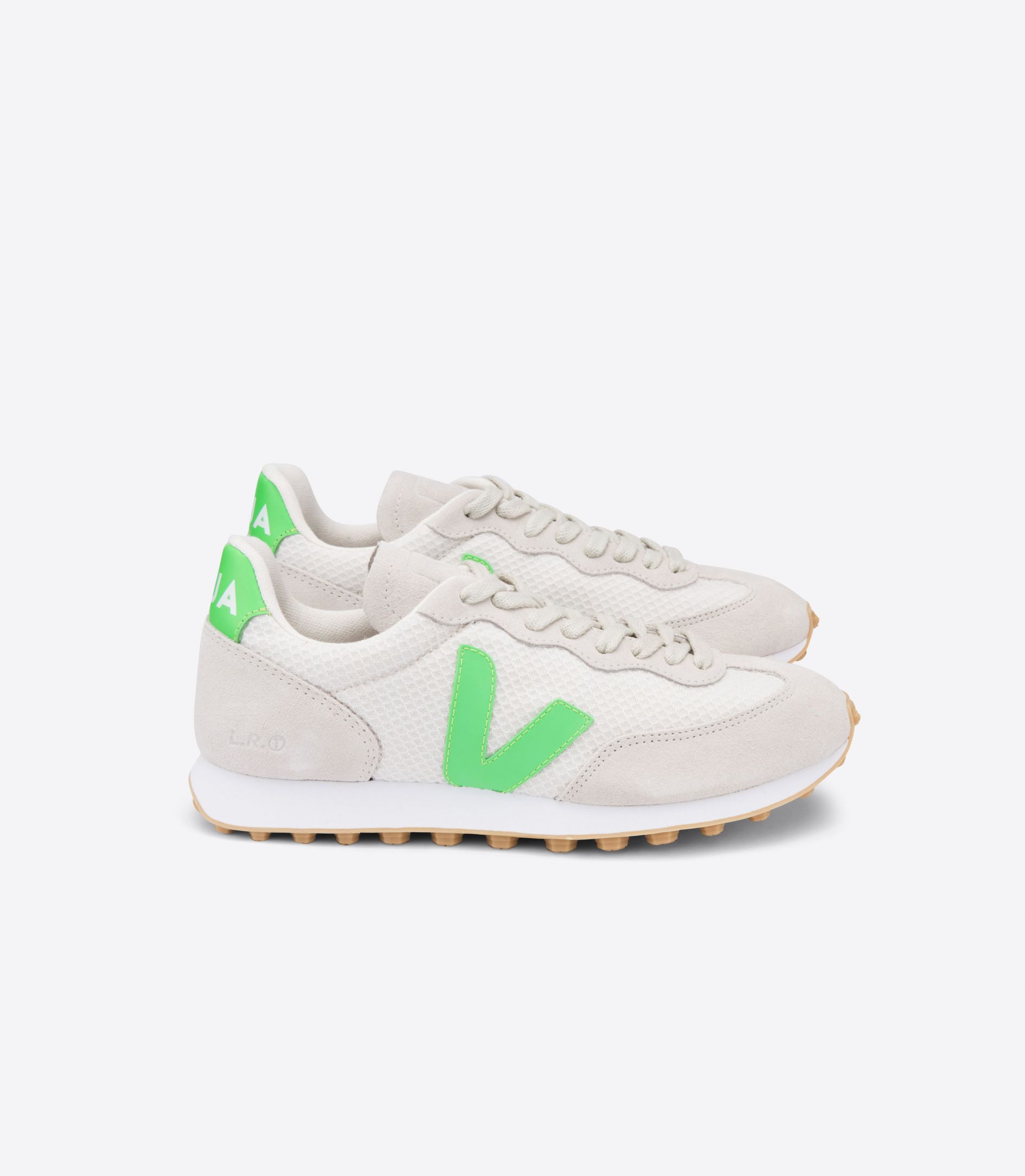 Sapatilhas Veja Rio Branco Hexamesh Gravel Feminino Cinzentas Verdes | IC1980673