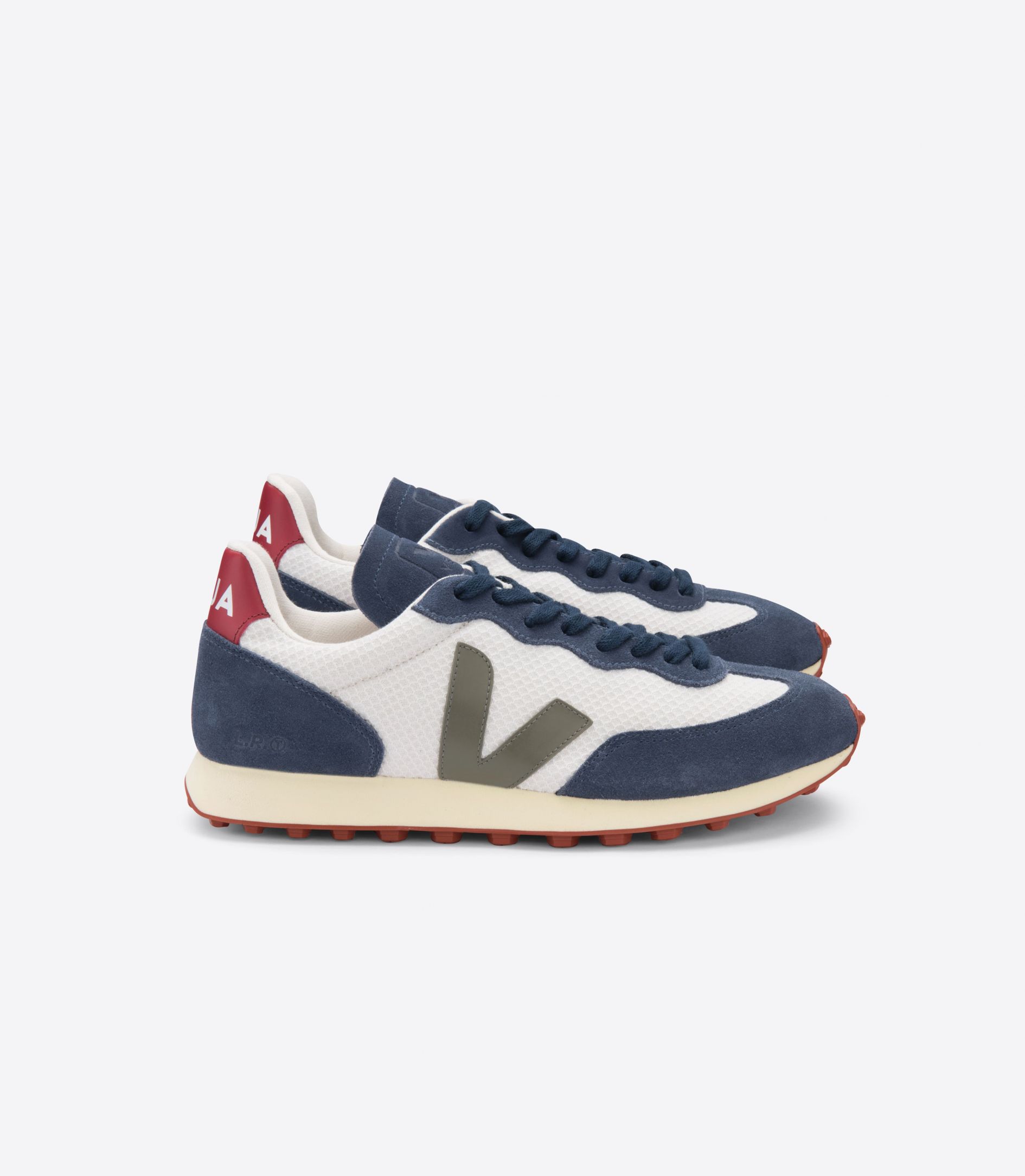 Sapatilhas Veja Rio Branco Hexamesh Gravel Feminino Azul Marinho Caqui | KO9832475