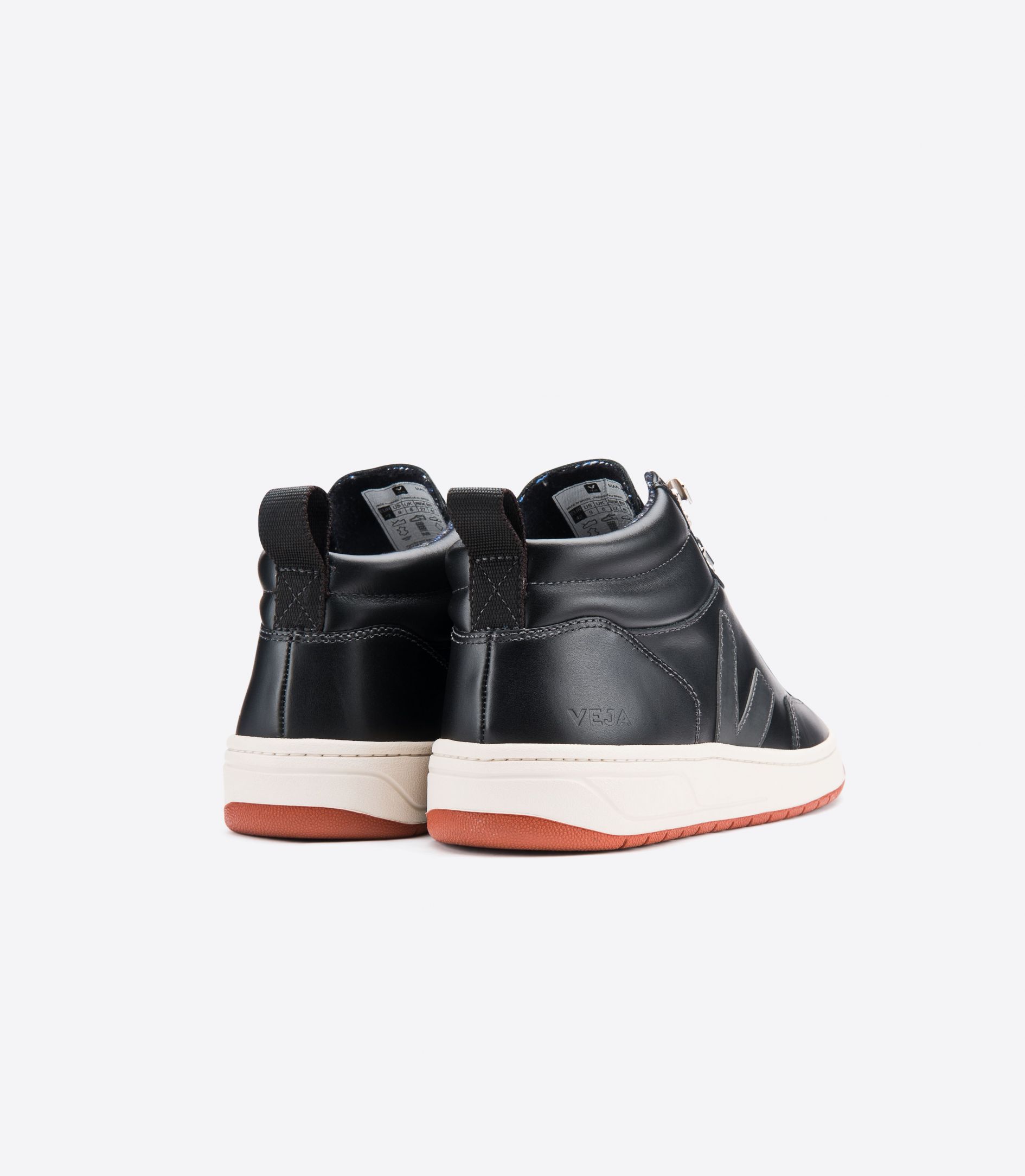 Sapatilhas Veja Roraima Bastille Leather Feminino Pretas | UH4382065