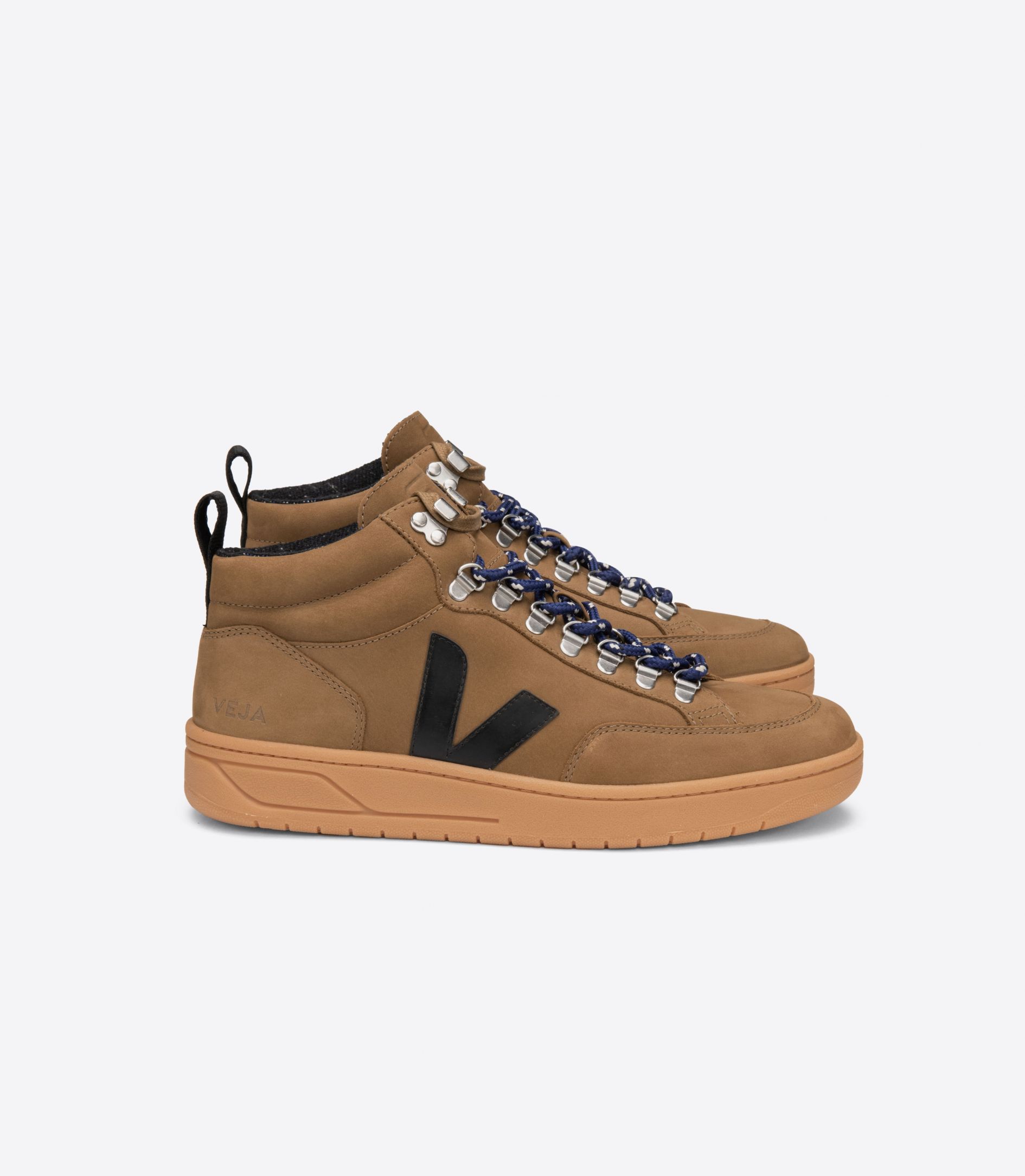 Sapatilhas Veja Roraima Nubuck Masculino Marrom Pretas | BZ5641723