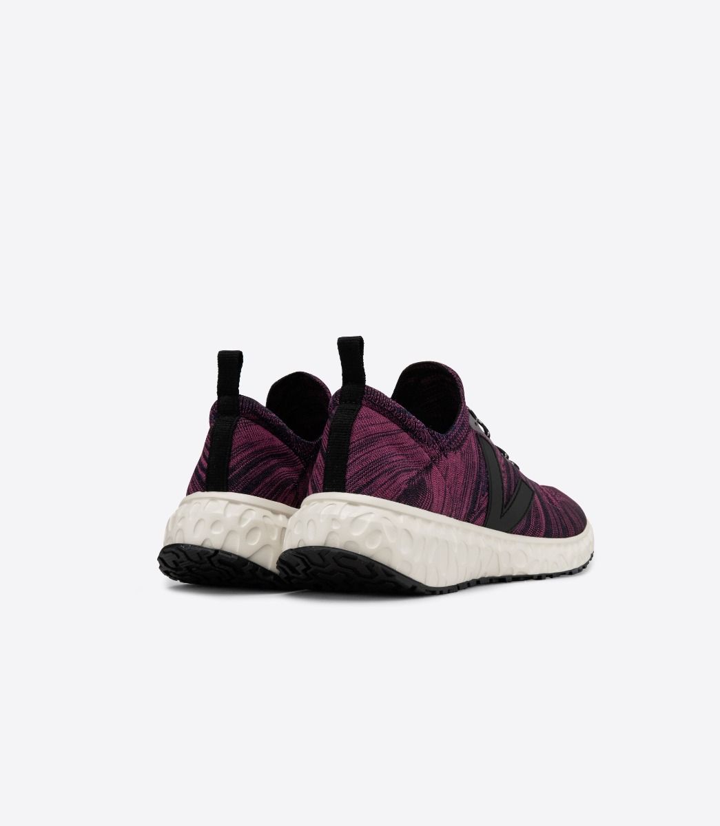 Sapatilhas Veja Thunderbird V-Knit Feminino Roxo Pretas | DW4638275