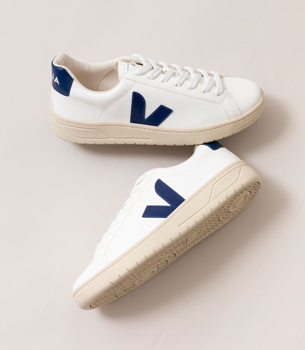 Sapatilhas Veja Urca Cwl Feminino Branco Azuis | FO4735601