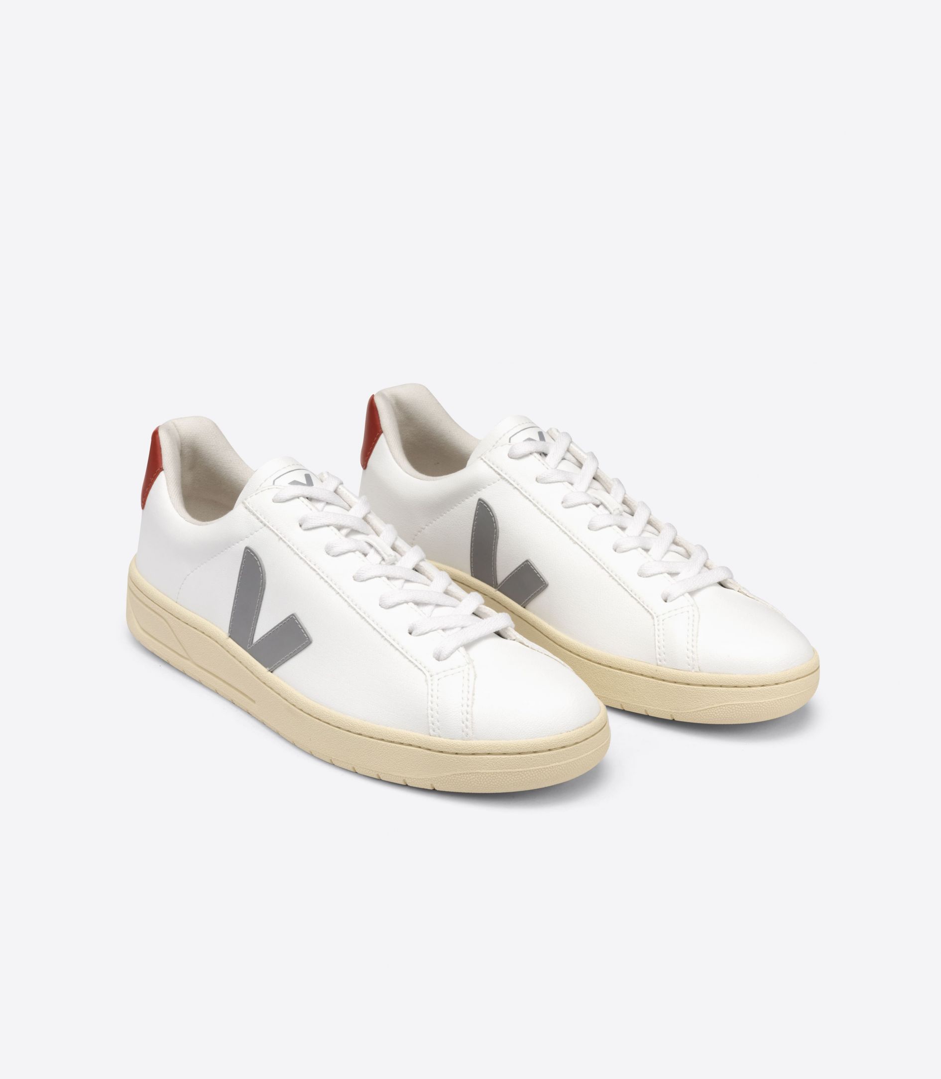 Sapatilhas Veja Urca Cwl Feminino Branco Cinzentas Vermelhas | QW9102468