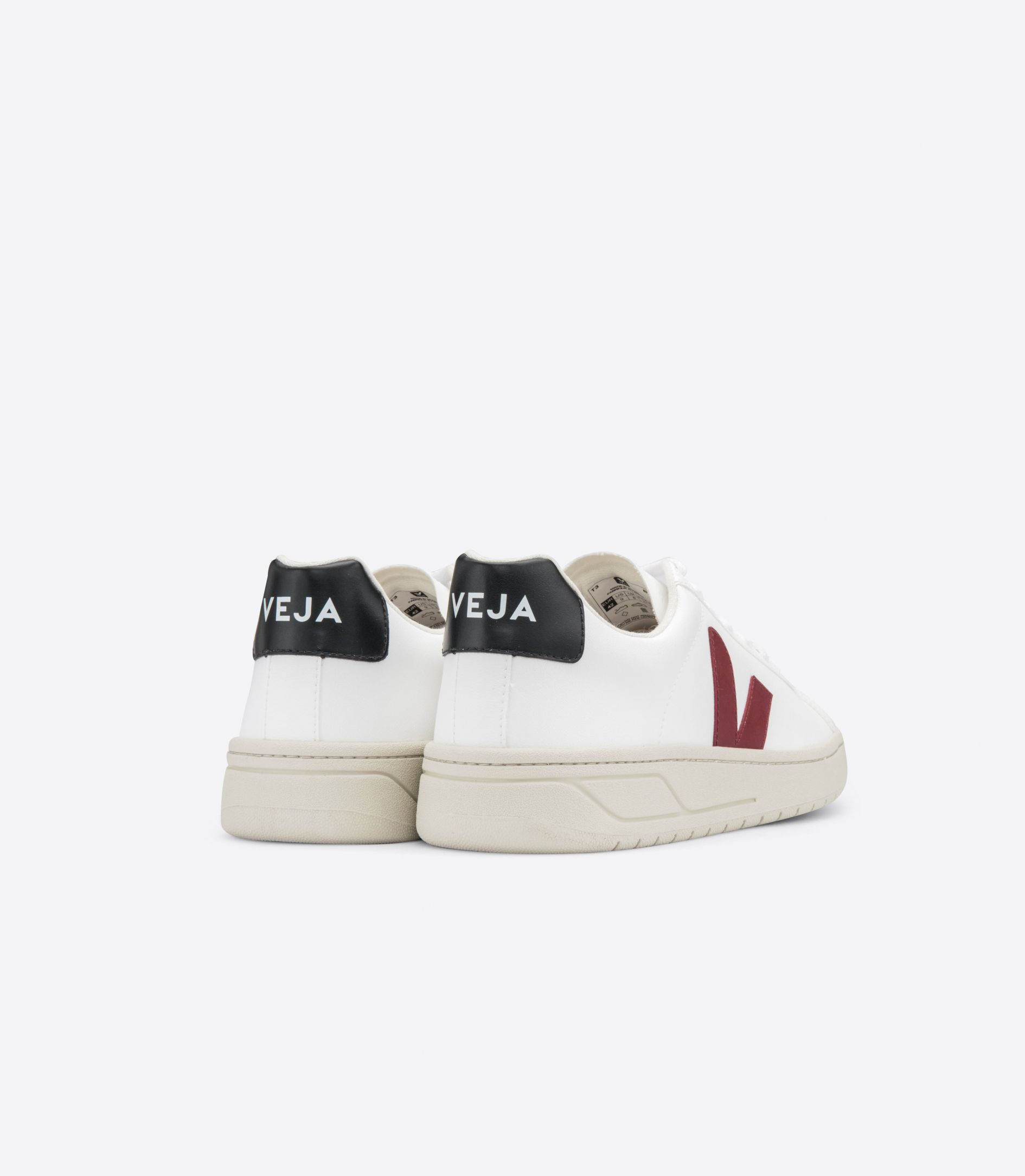 Sapatilhas Veja Urca Cwl Feminino Branco Vermelhas Pretas | SZ4910276